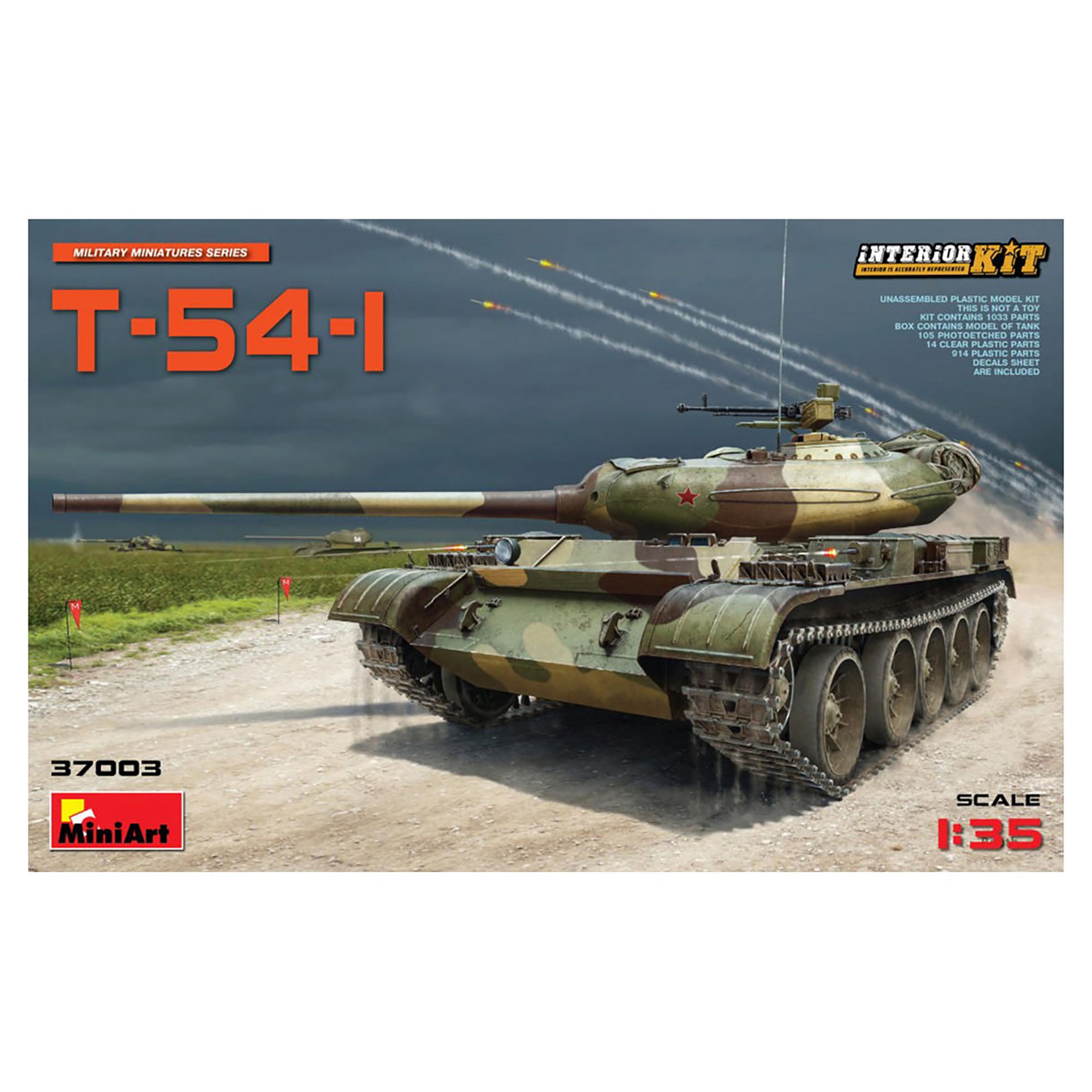 MiniArt 37003 1/35 T-54-1 with Interior Model Kit