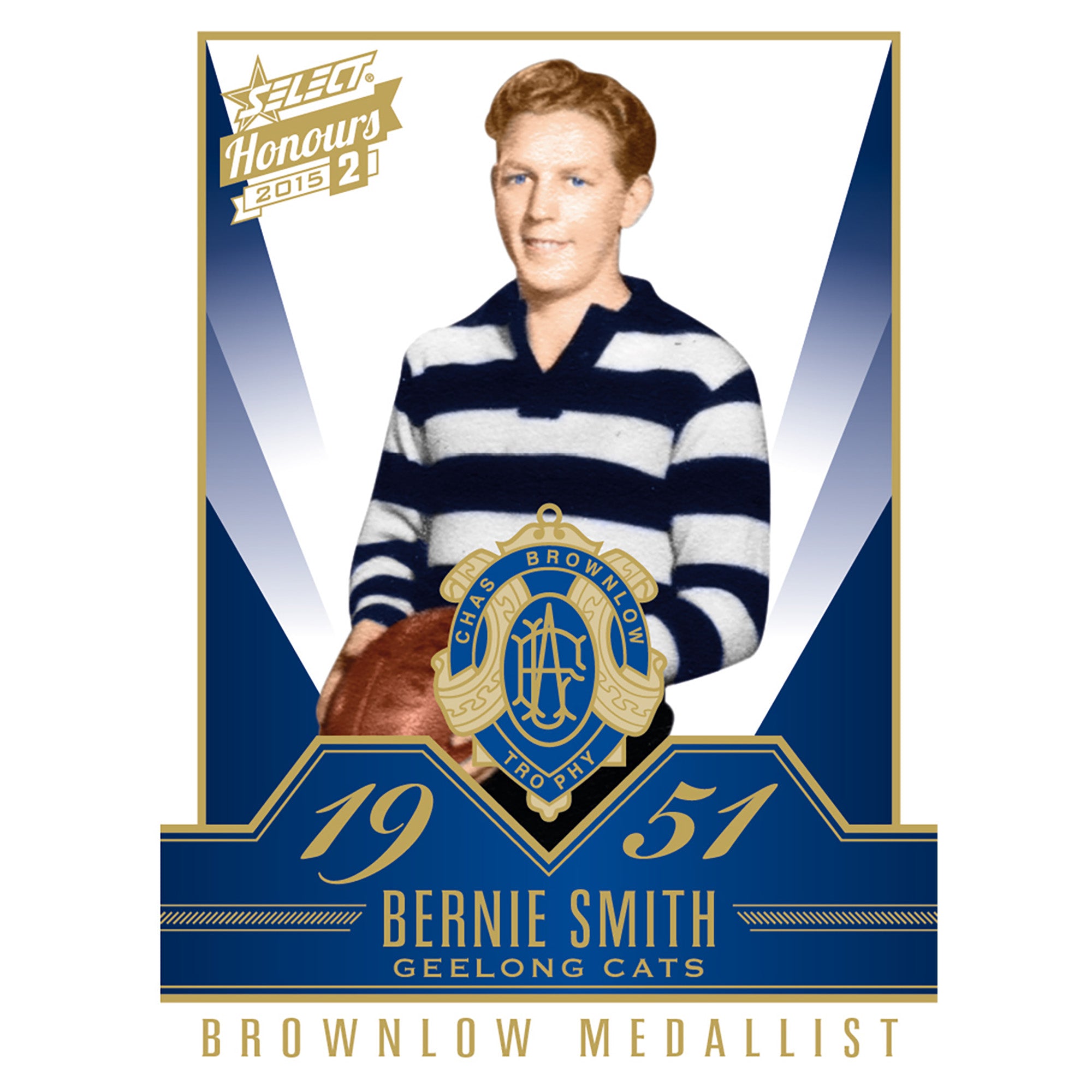 AFL 2015 Select Honours 2 Brownlow Gallery Bernie Smith Geelong BG68