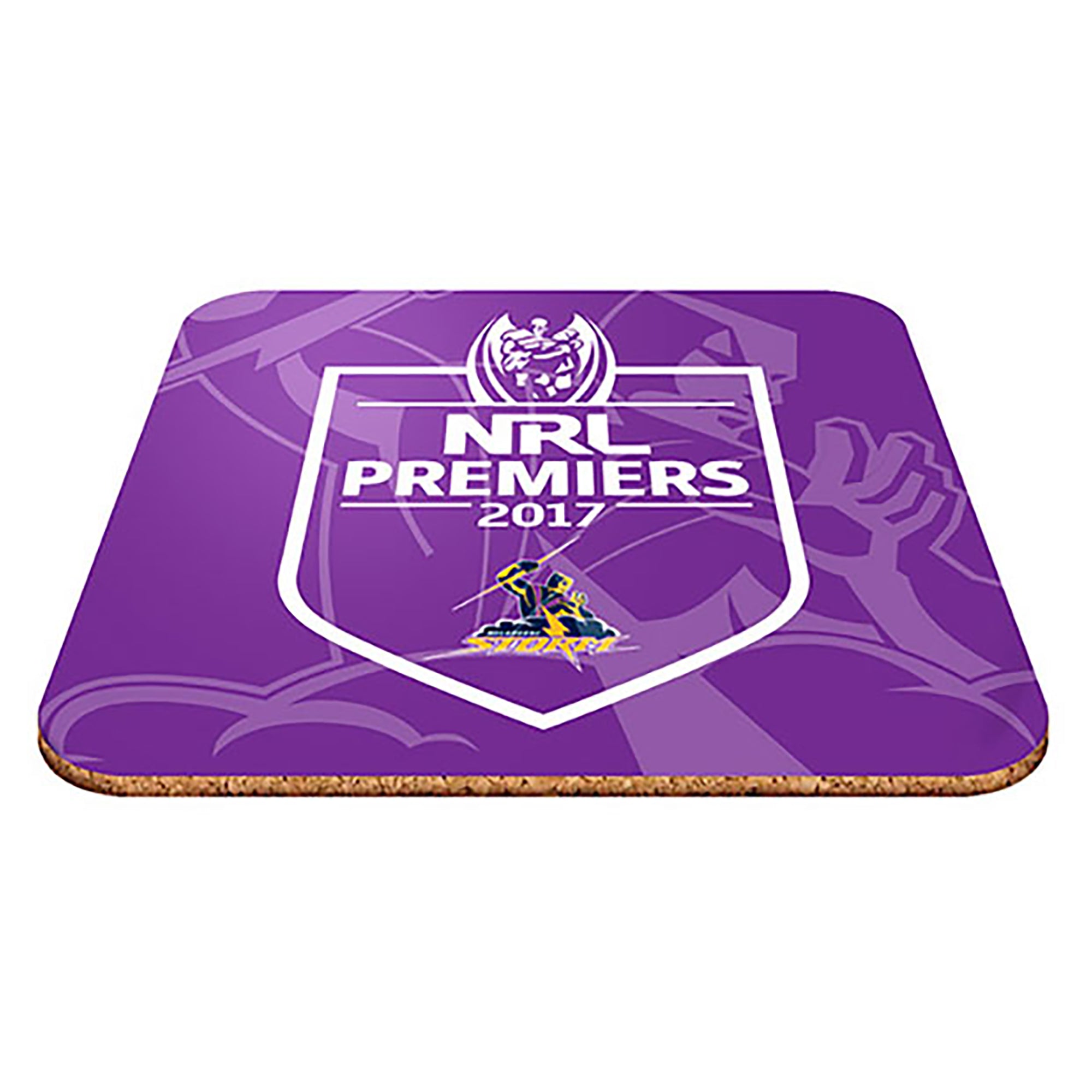 NRL Melbourne Storm Premiers 2017 Logo Coaster