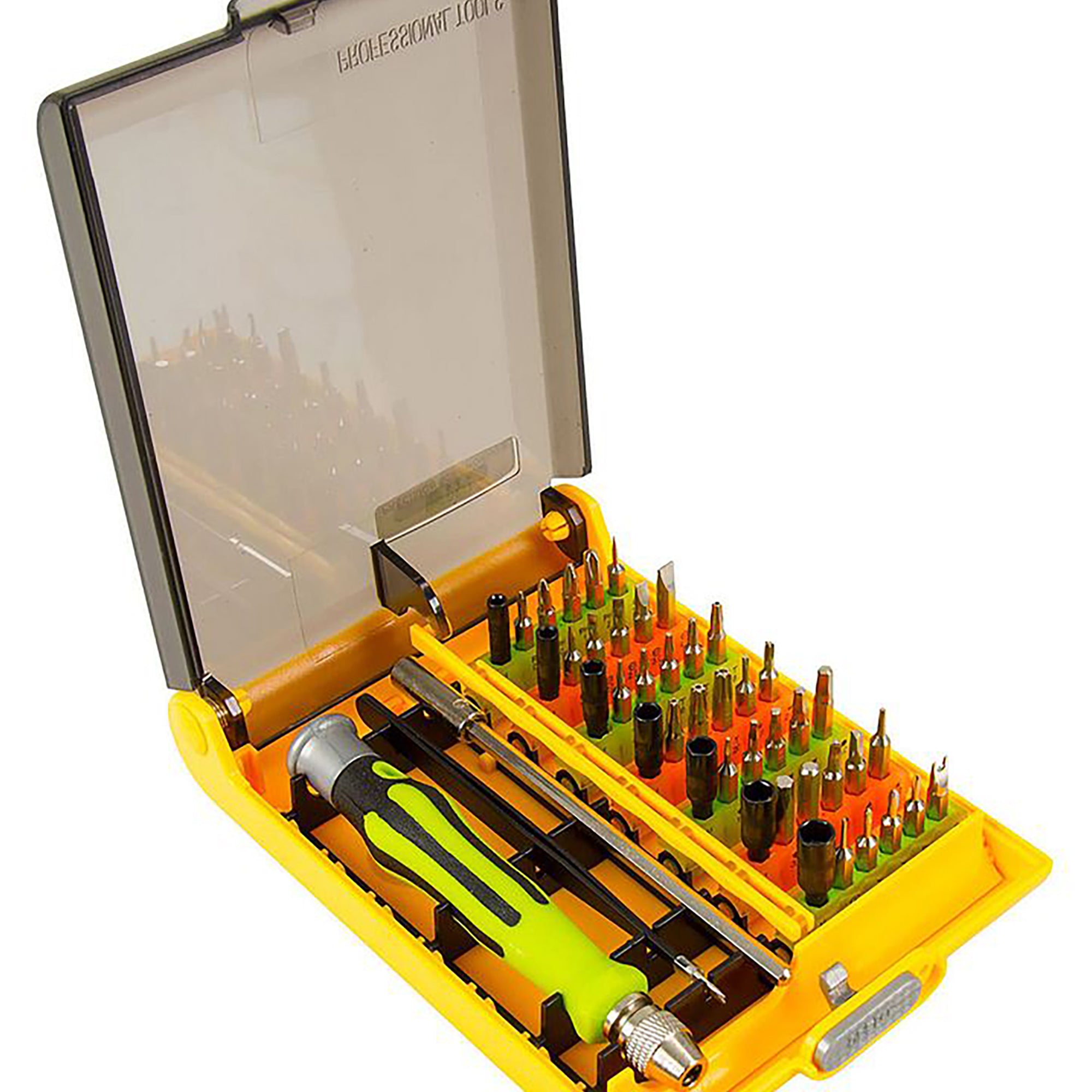 BST Magnetic Precision Screwdriver Set with Carry Case (45 pieces)