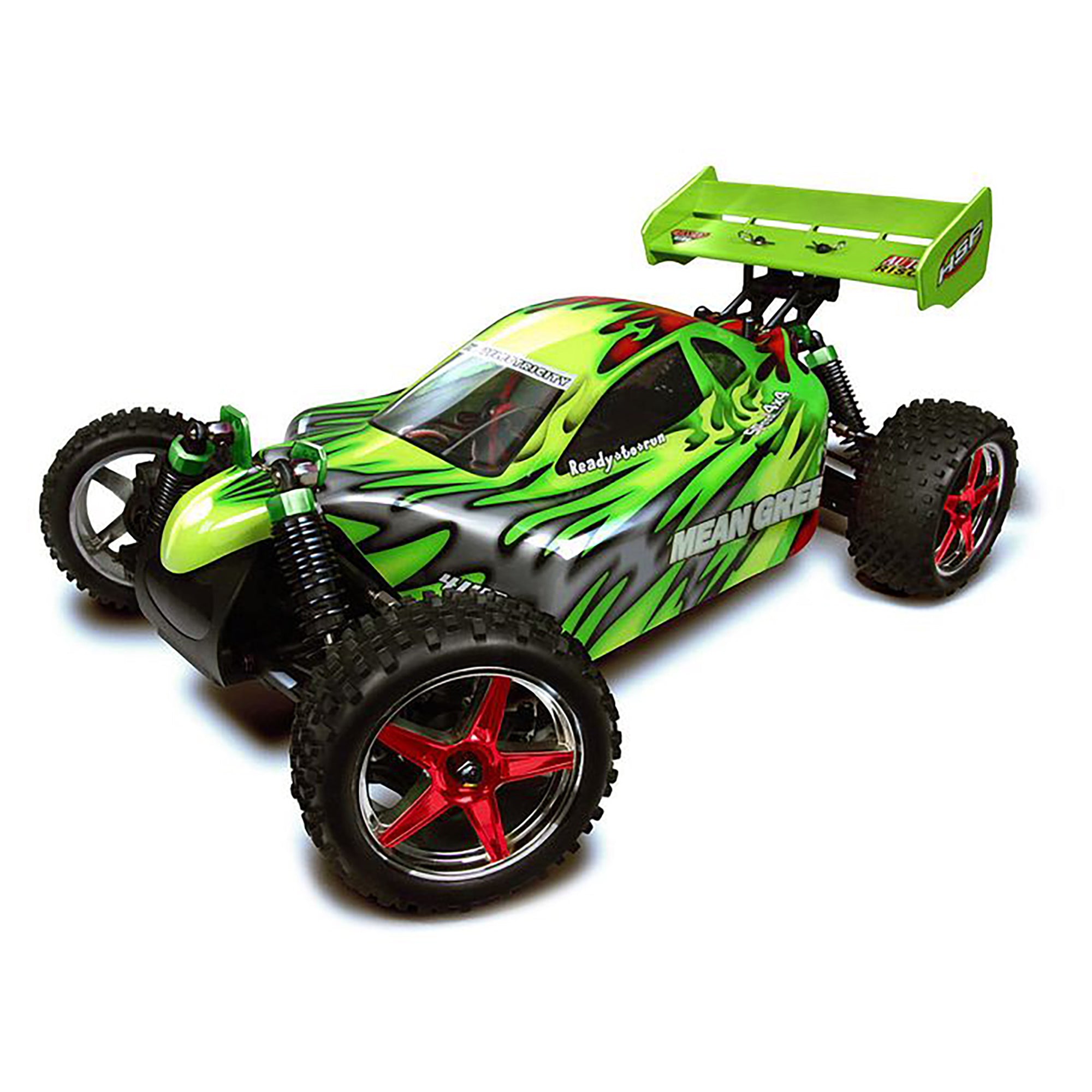 HSP Racing 94107-10707 Mean Green 2.4Ghz Electric 4WD Off Road RTR 1/10 Scale RC Buggy