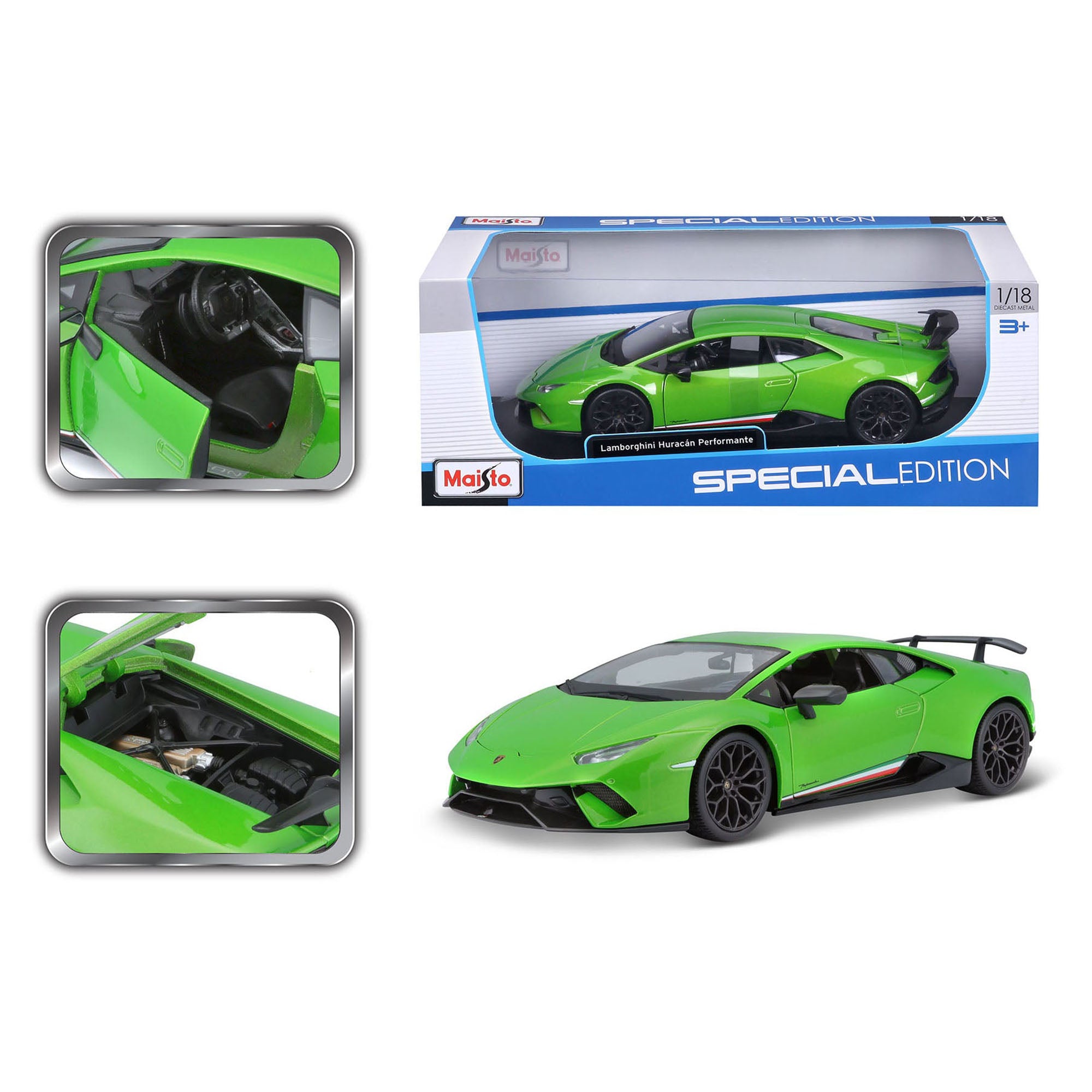Maisto 1:18 Lamborghini Huracan Performante - Green