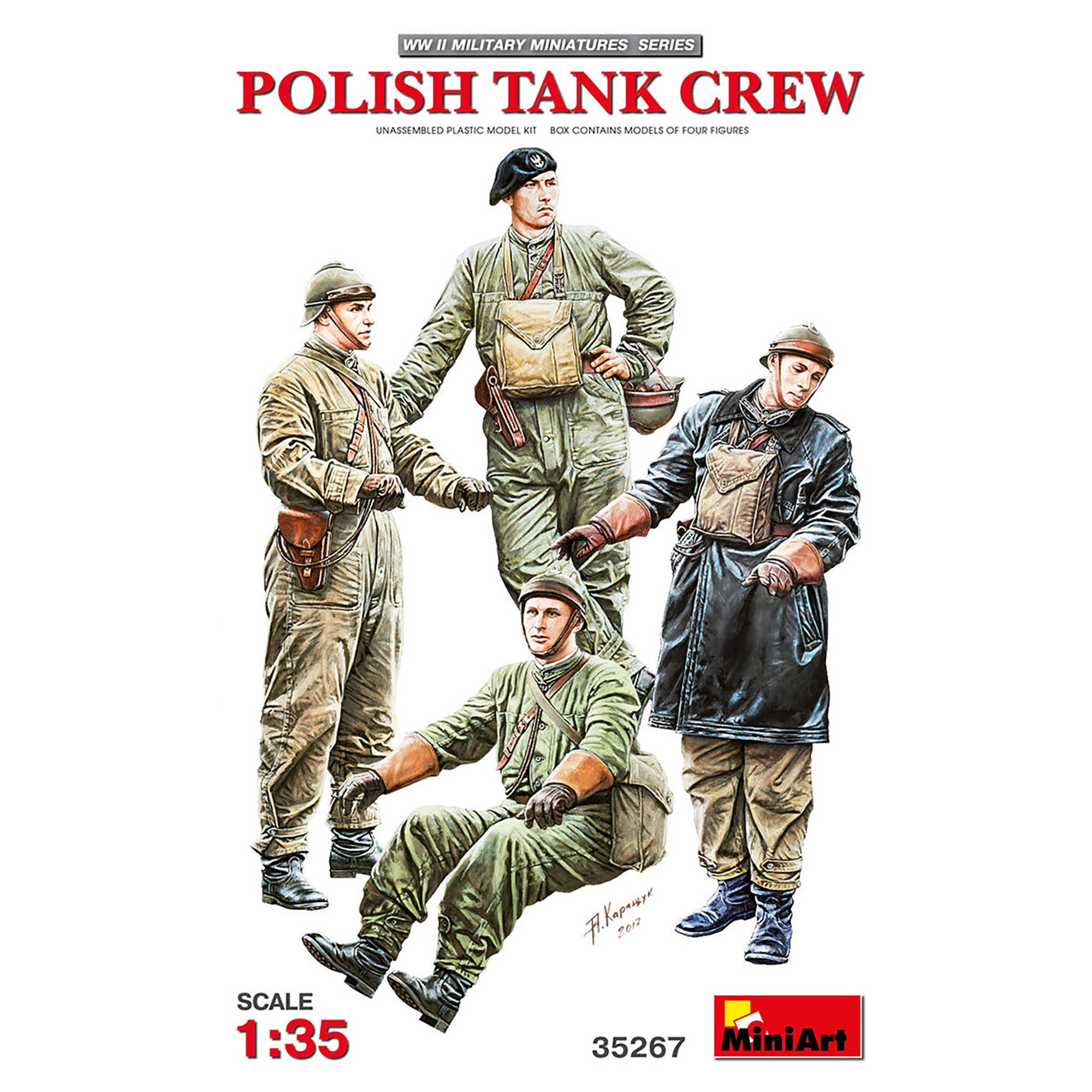 MiniArt 35267 1/35 Polish Tank Crew Model Kit
