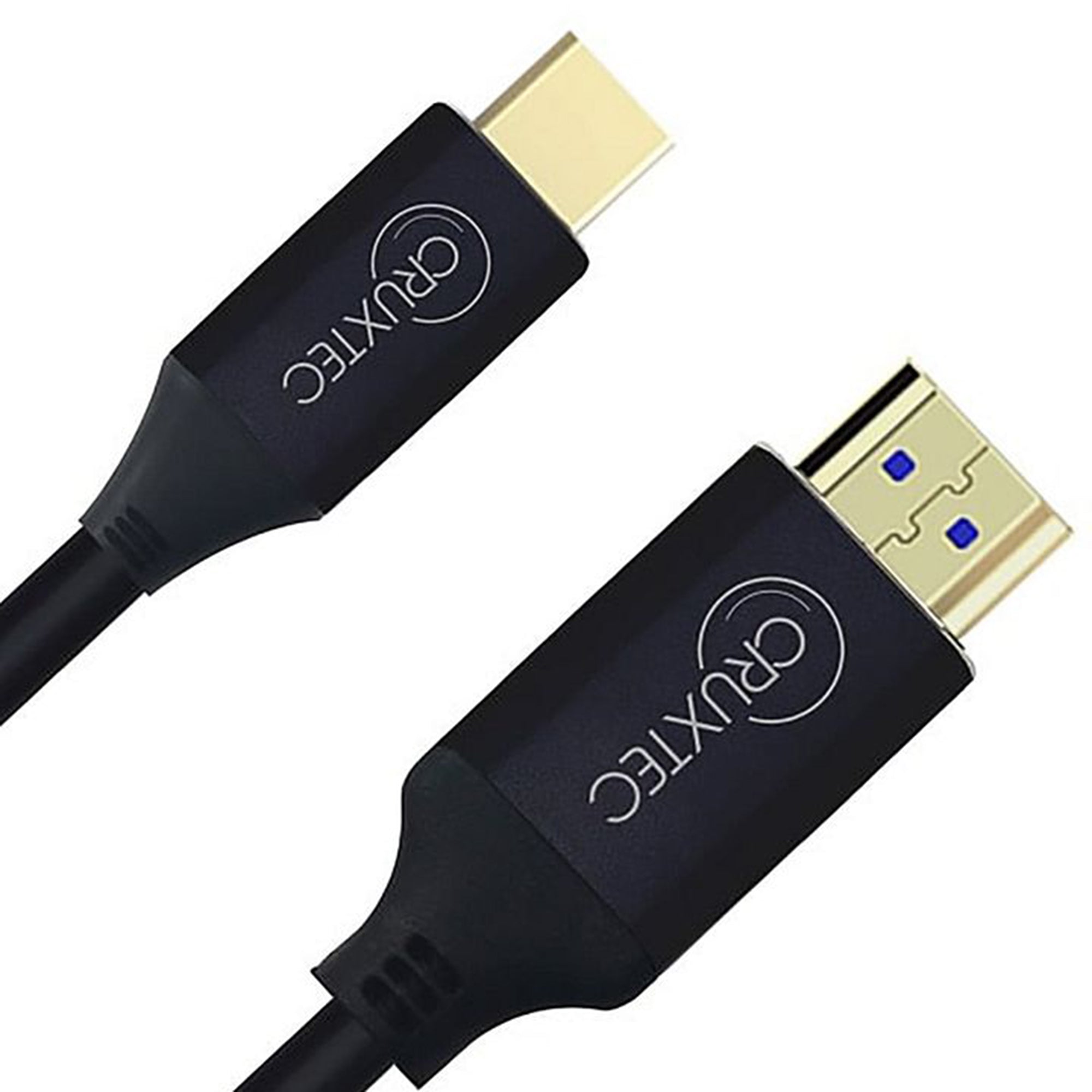 Cruxtec MDH-02-BK Mini Displayport Male to HDMI Male -4K/30Hz Cable (2 mtrs)
