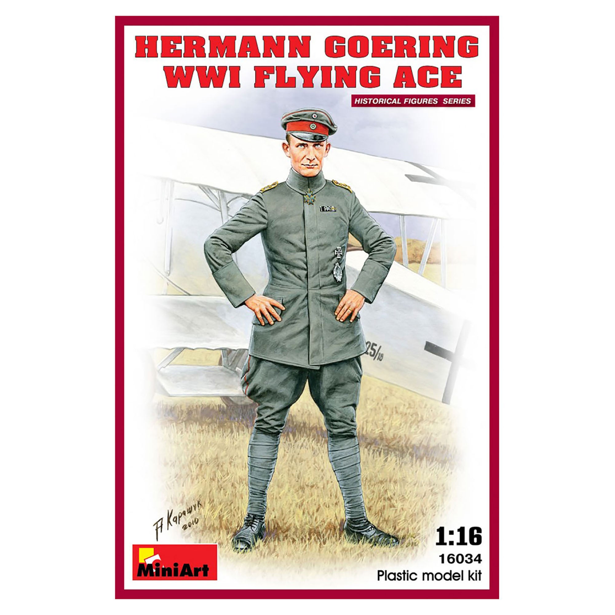 MiniArt 16034 1/16 Hermann Goering WW1 Flying Ace Model Kit