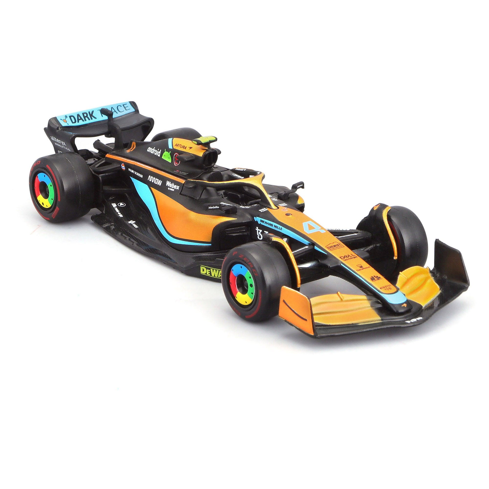 Bburago 1:43 2022 F-1 McLaren MCL 36 #3 Ricciardo