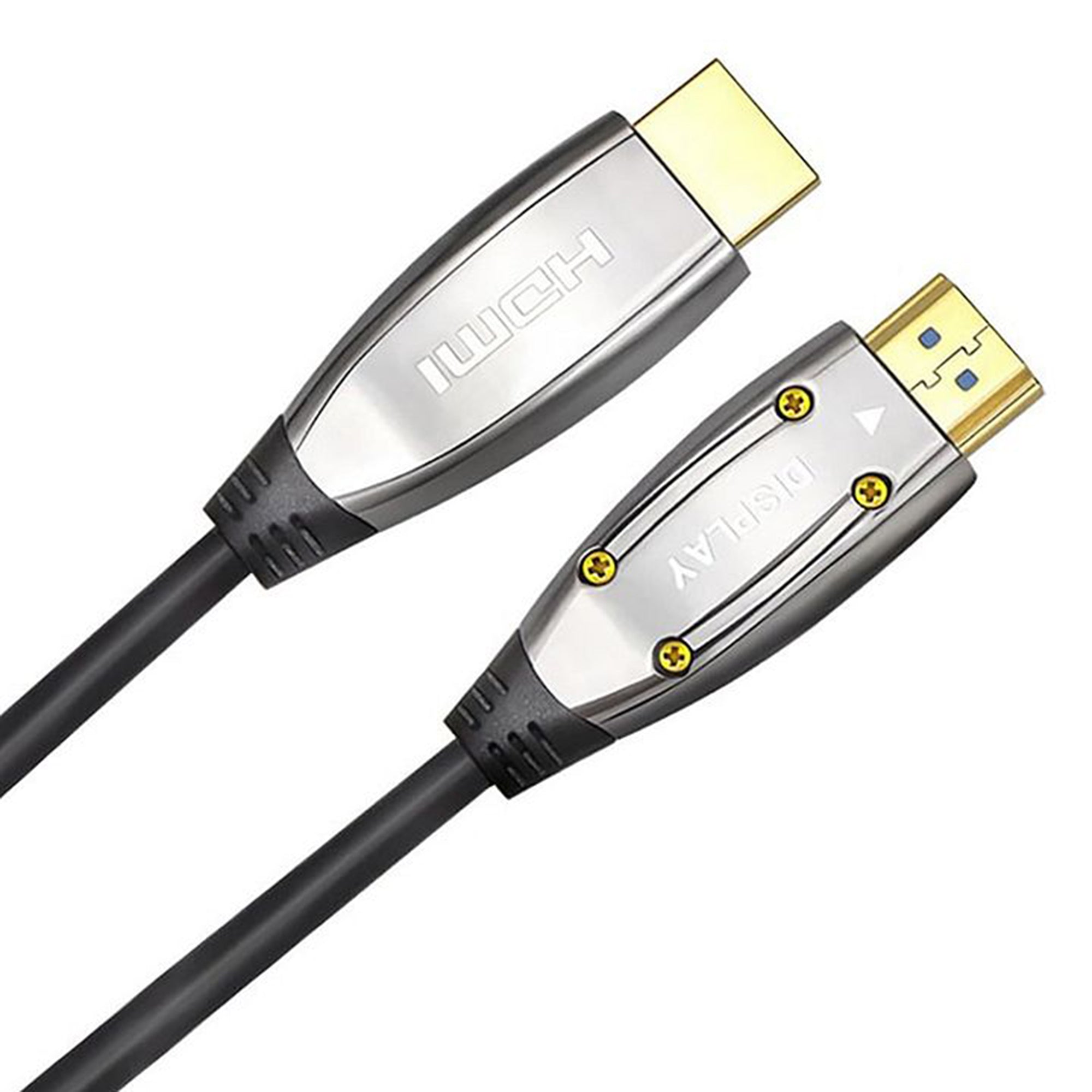 Cruxtec HS8K-20-SV Fibre Optical HDMI Cable, Silver (20 mtrs)