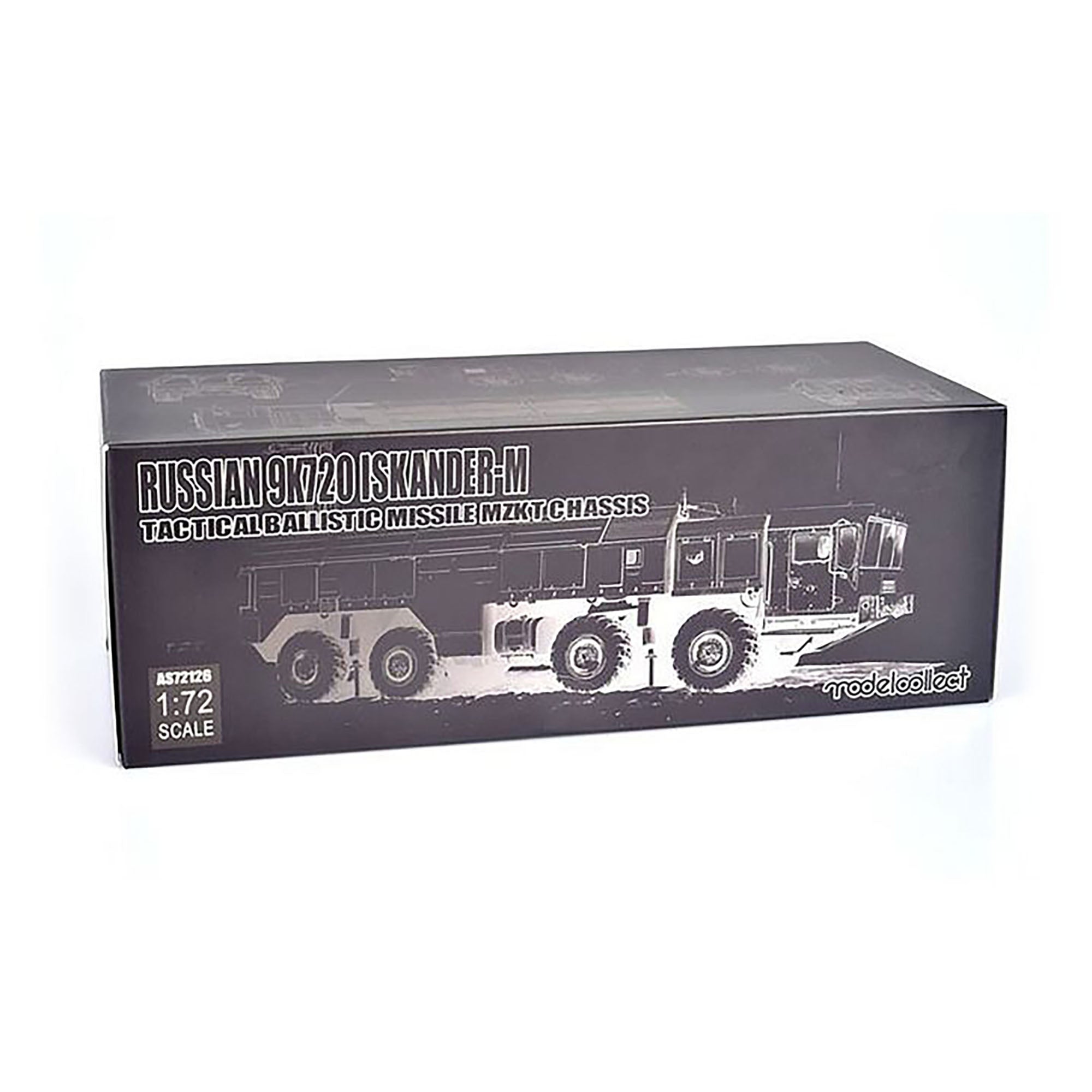 Modelcollect AS72126 1/72 Russian 9K720 Iskander-M Tactical Ballistic Missile MZKT Chassis Model Kit 2