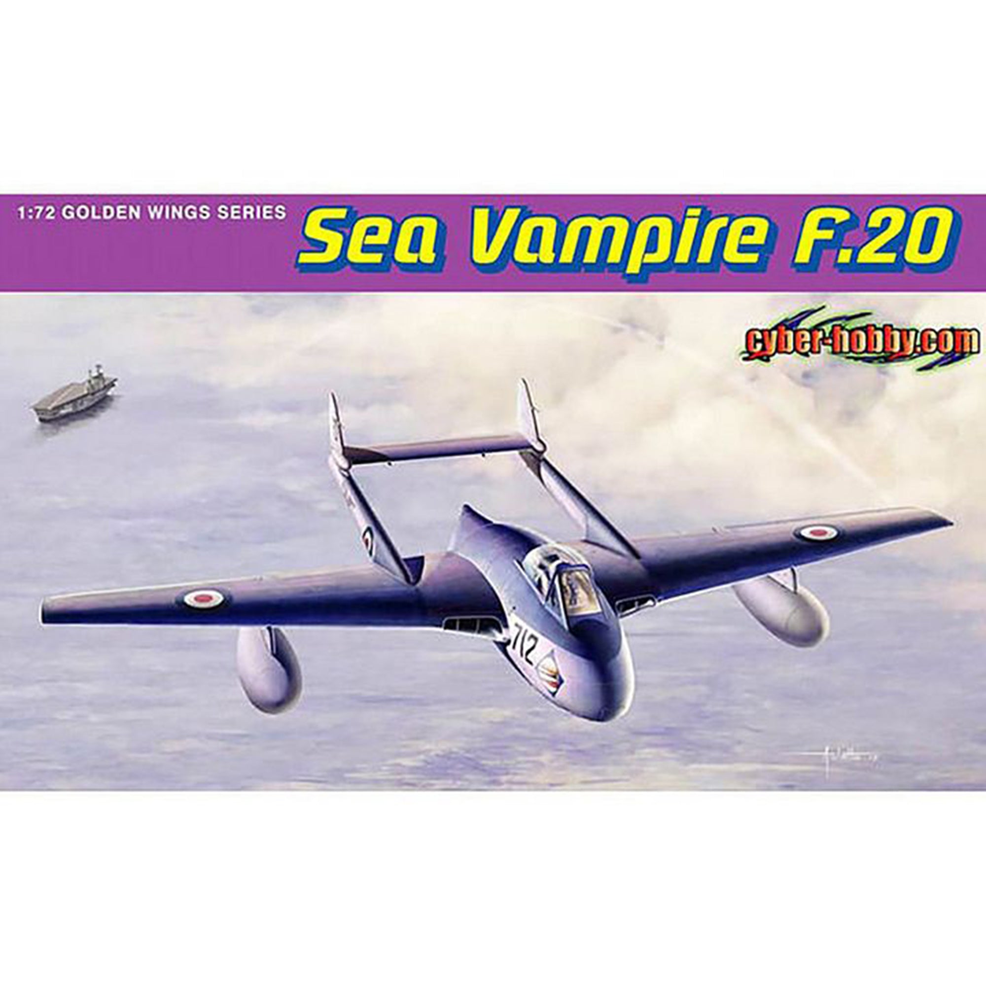 Dragon 5112 1/72 Sea Vampire F.20 Model Kit