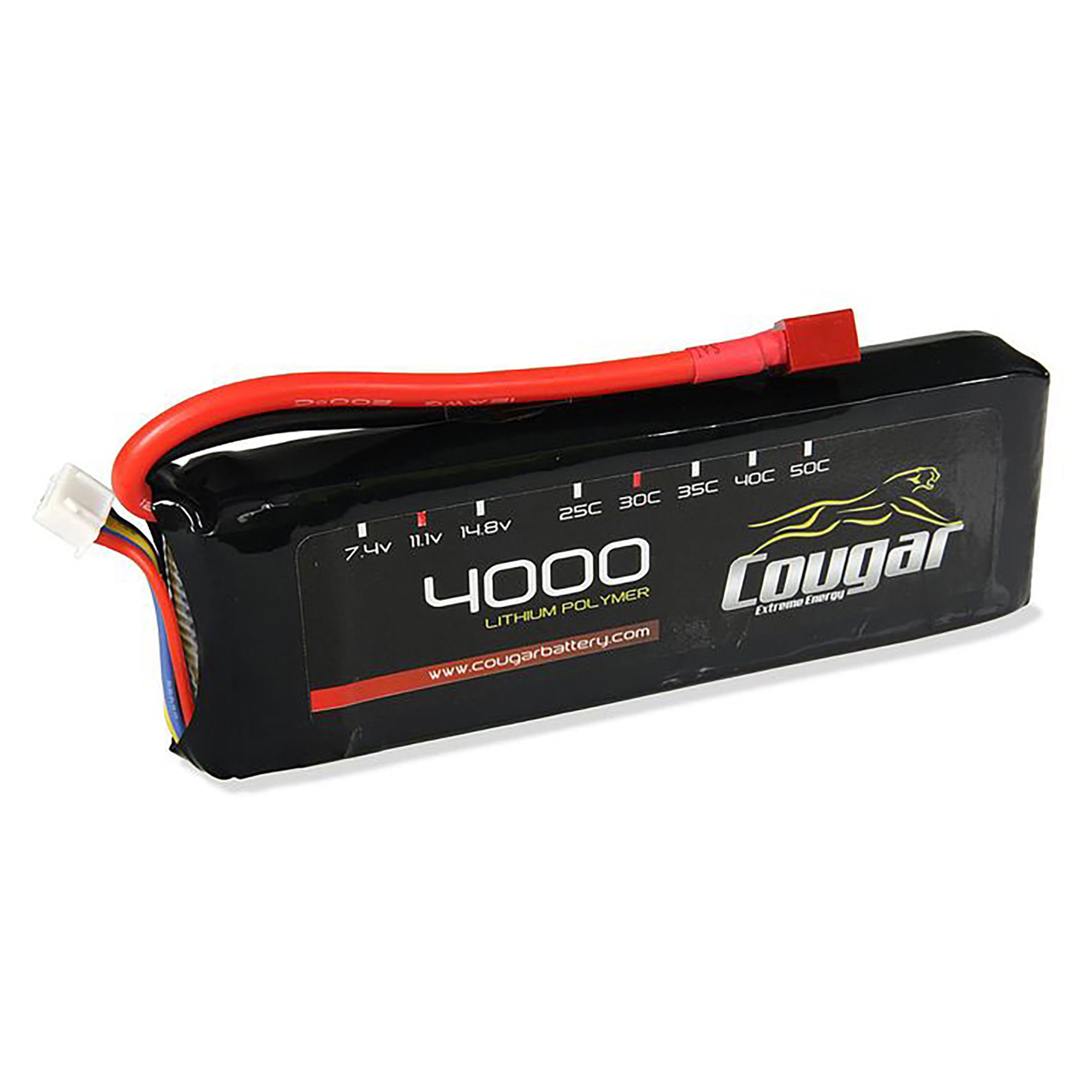 Cougar 4000mAh 11.1v 3S 30C Soft Case LiPo Battery