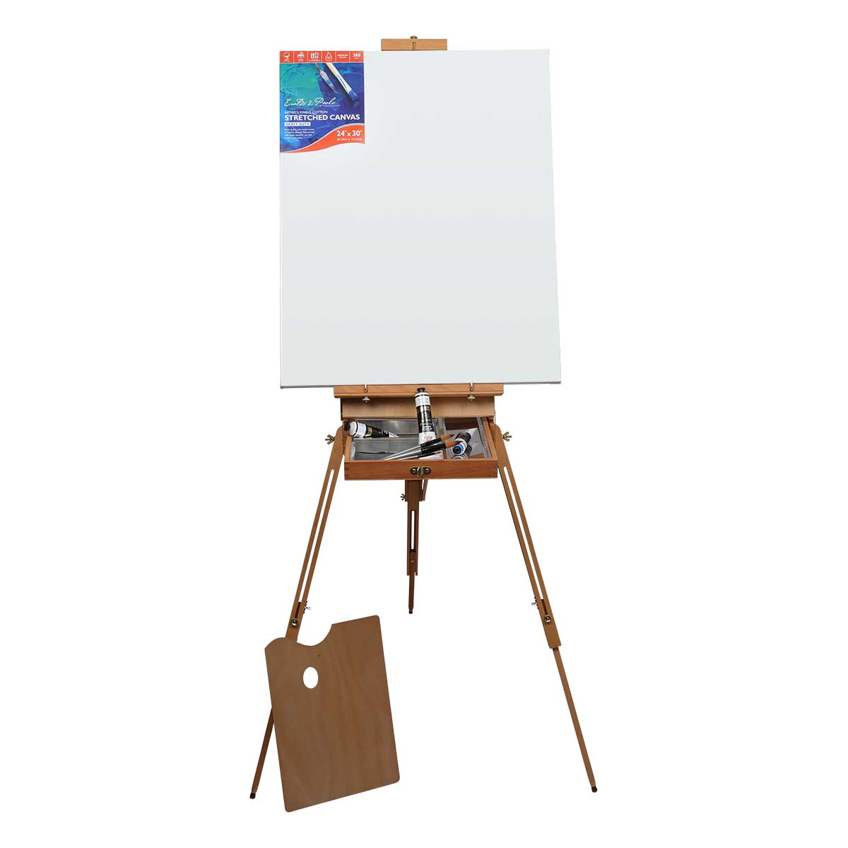 Lavender Eraldo di Paolo Wooden Sketch Box Easel Easels & Cases