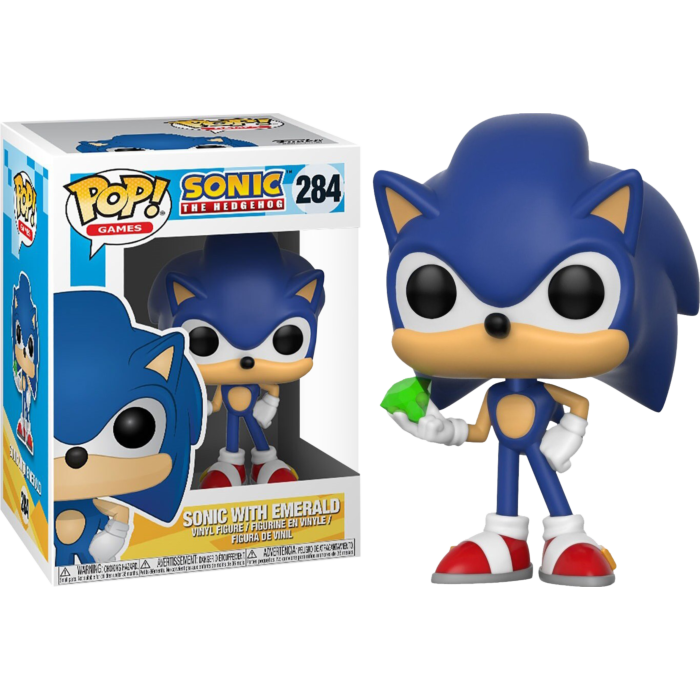 Funko Sonic the Hedgehog - Sonic with Emerald Pop! Vinyl Figure