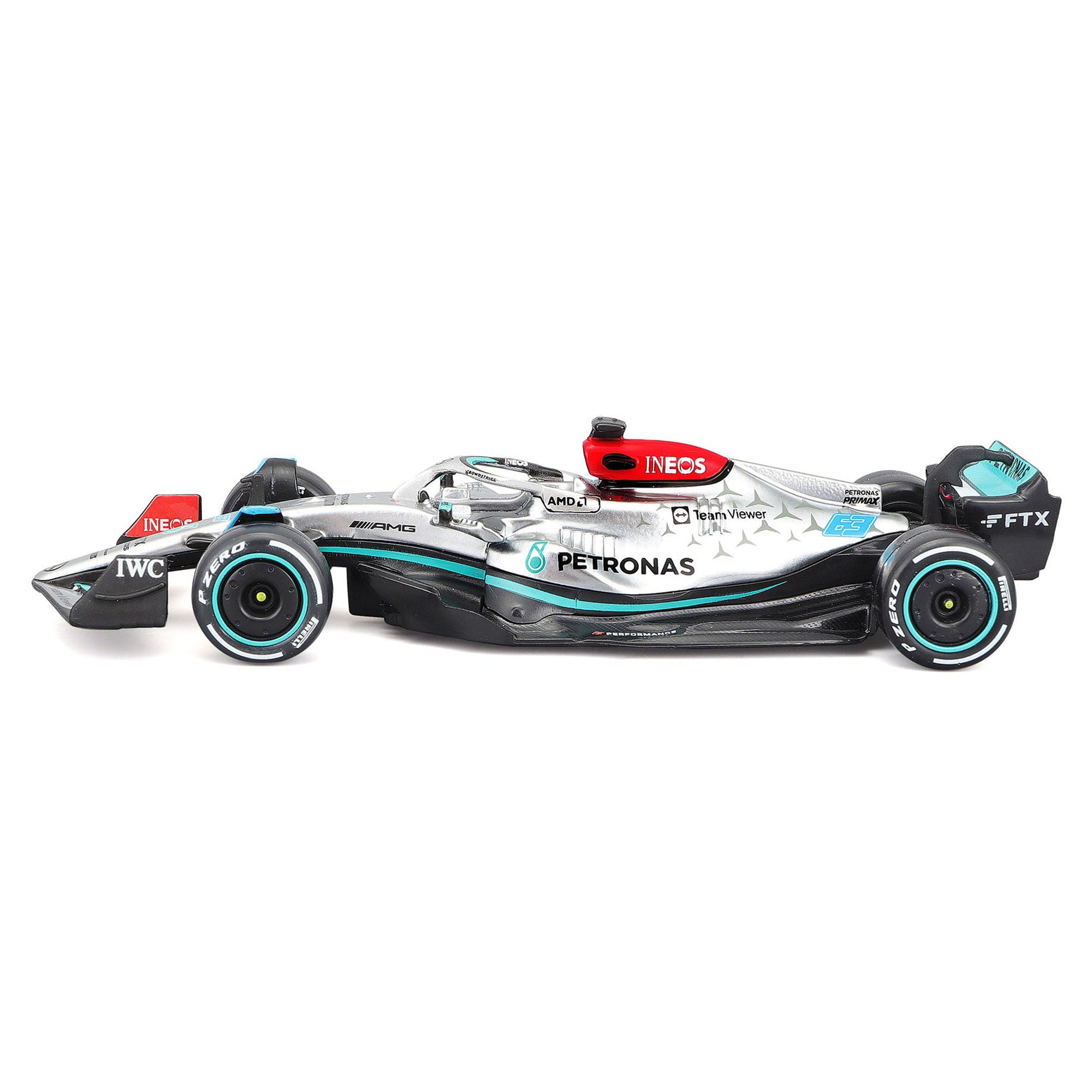 Bburago 1:43 2022 F-1 Mercedes AMG W13 Russell
