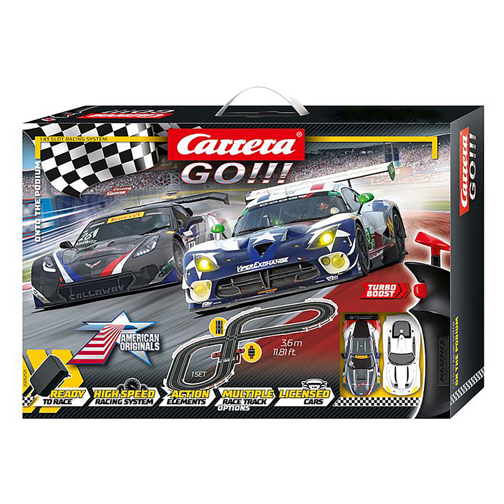 Carrera 62521 Go!!! Slot Car Set - Onto The Podium