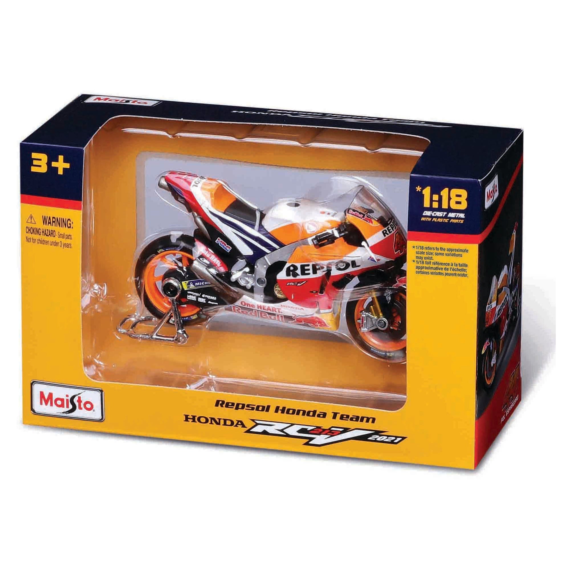 Maisto 1:18 Moto GP 2021 Repso; Honda Team - Marquez/Espargaro