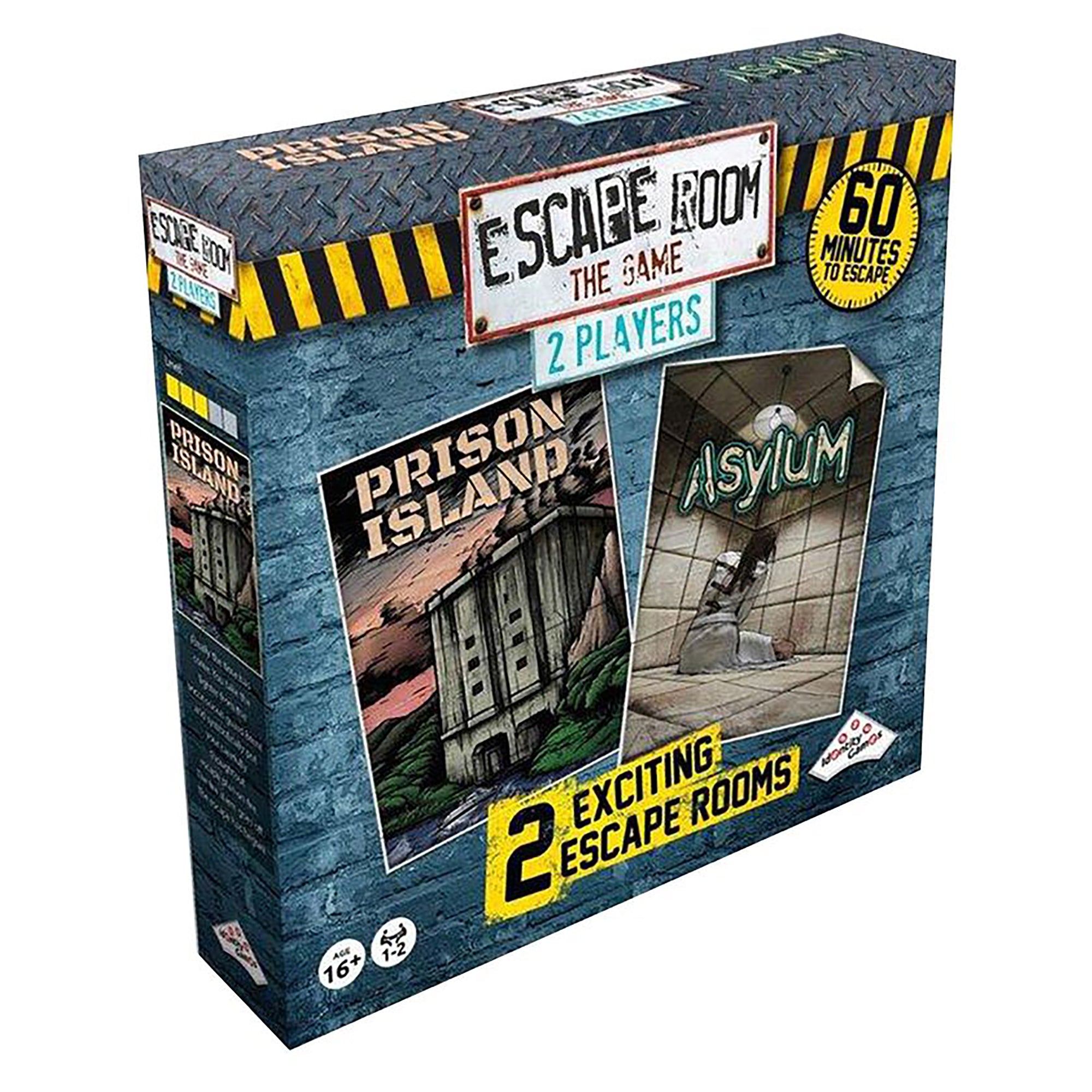 Escape Room The Game - Prison Island and Asylum 2 Player Escape Rooms