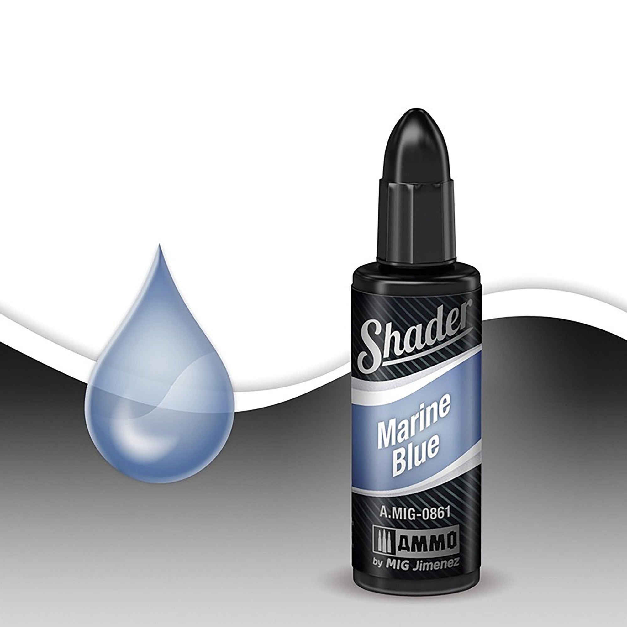 AMMO by Mig Jimenez 0861 Shader Paint, Blue (10 ml)