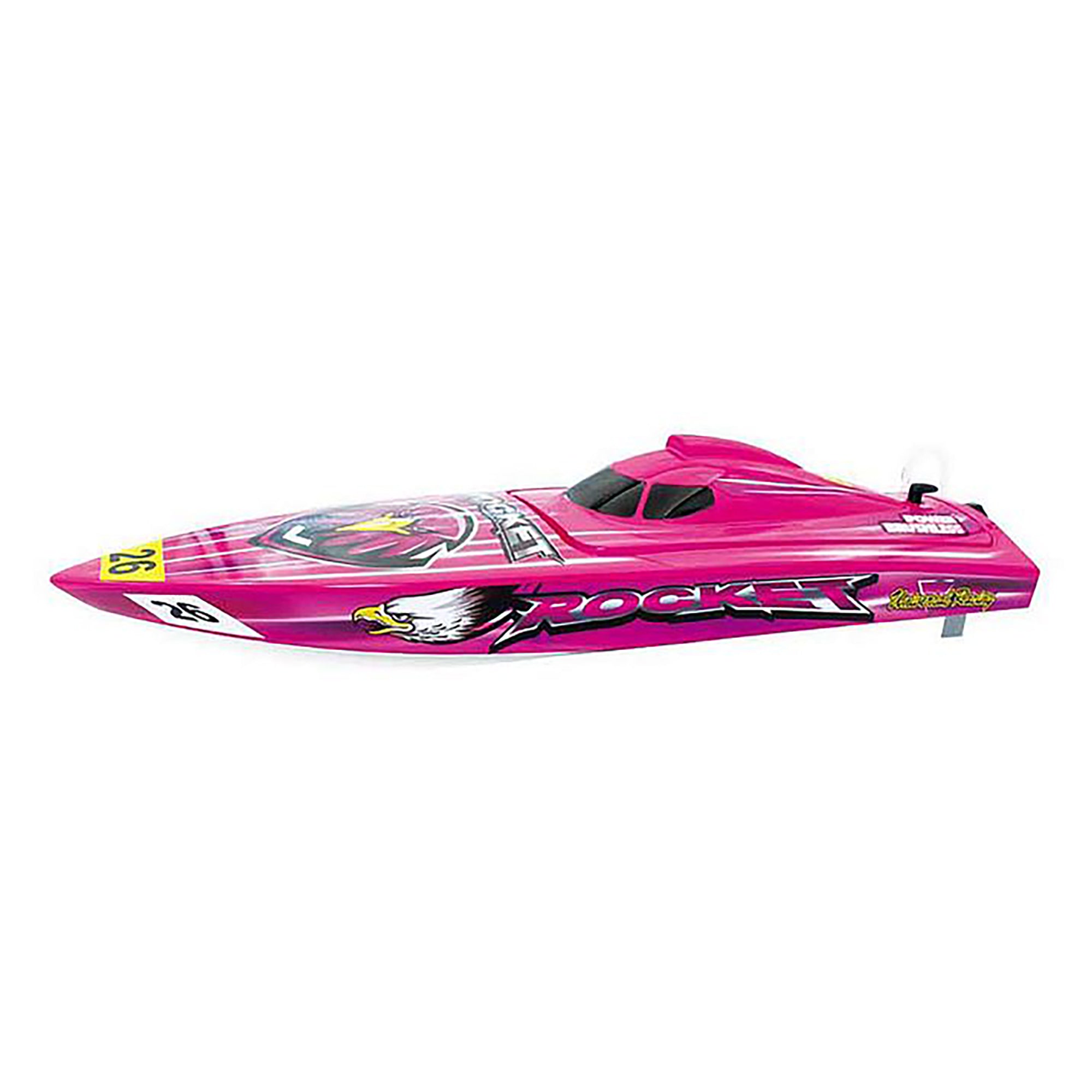 Joysway 8651 Rocket ABS Hull 2.4GHz Brushless Deep Vee RC Racing Boat, Multicolour