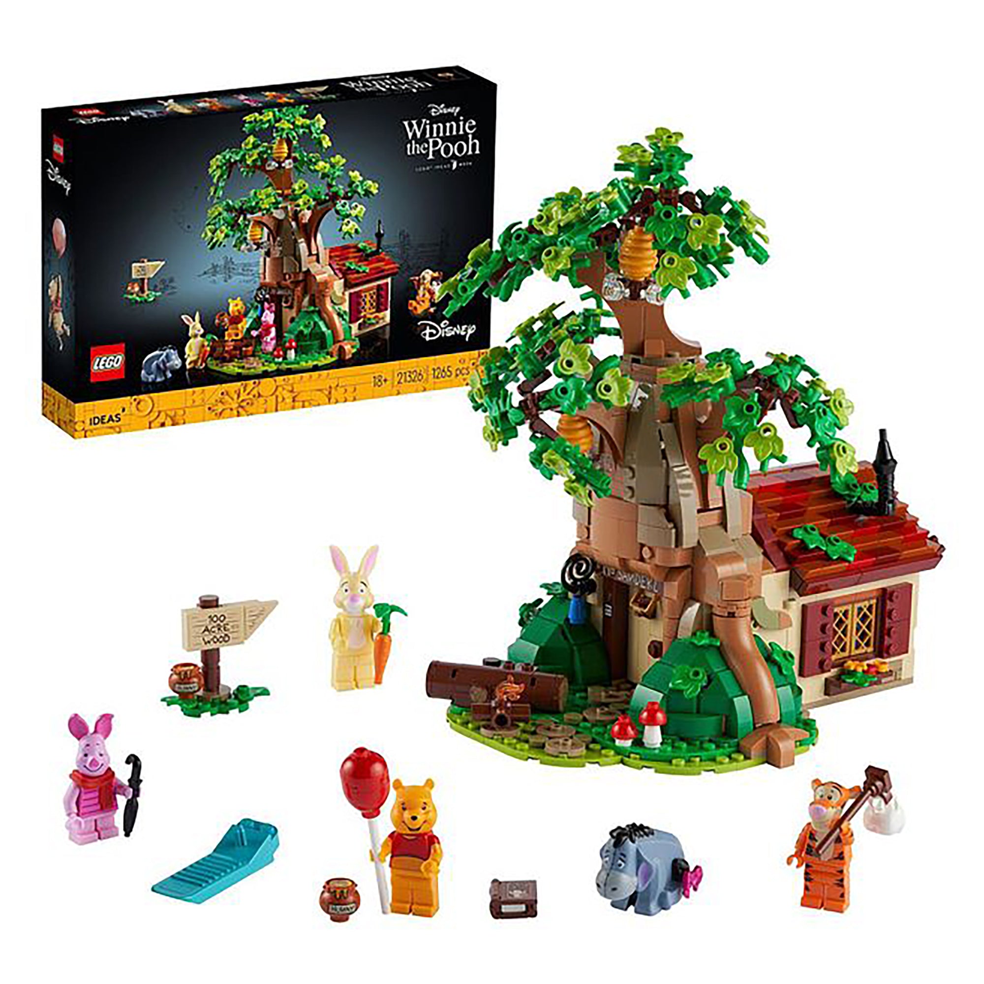 LEGO Ideas Disney Winnie the Pooh 21326, Multicolour (1,265 pieces)