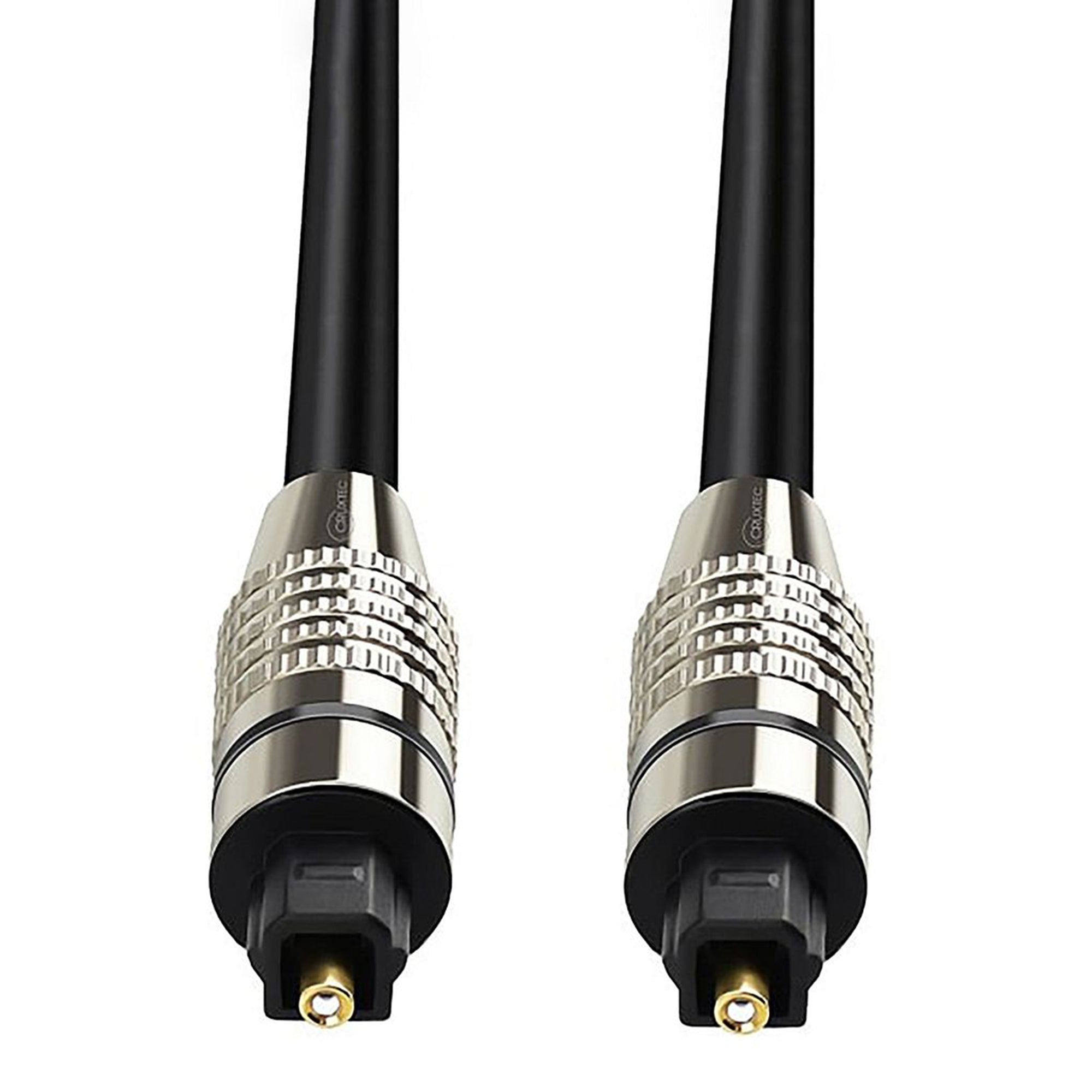 Cruxtec AFO-03-BK Toslink Fibre Optic Digital Audio Cable (3 mtrs)
