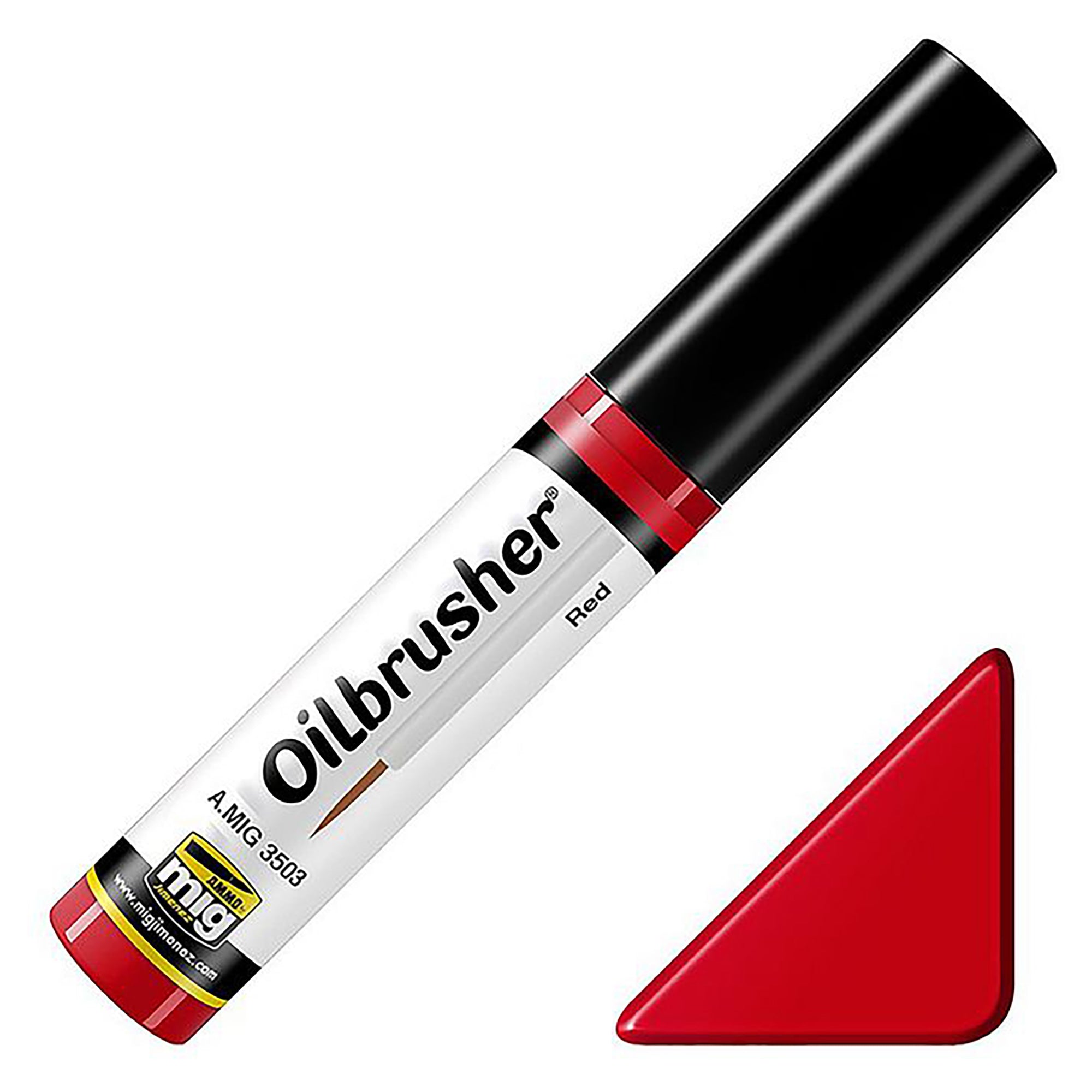 AMMO by Mig Jimenez 3503 Oil brusher Oil Paint, Red (10 ml)
