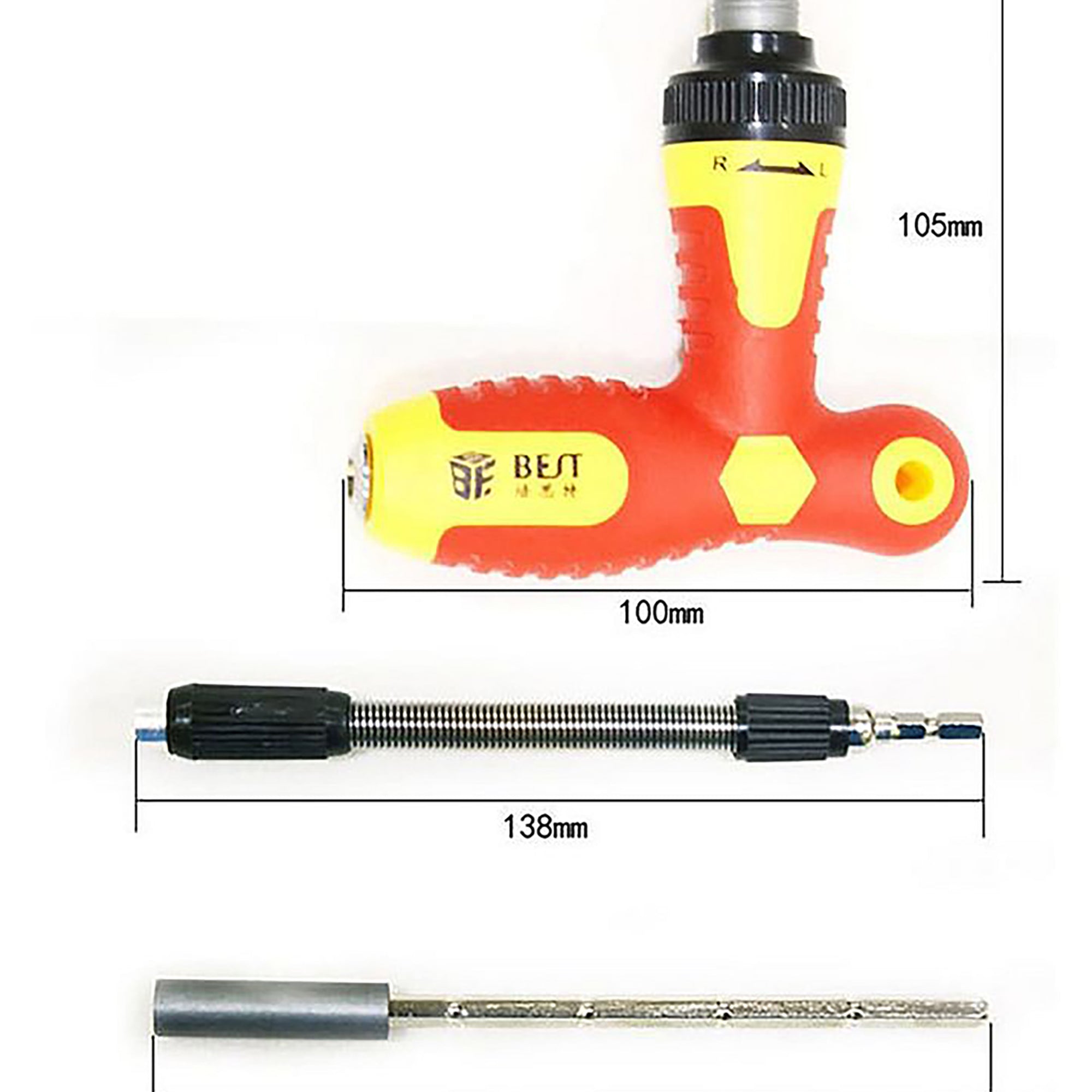 BST 33-In-1 Ratchet & Screwdriver Set with Carry Case (33 pieces)