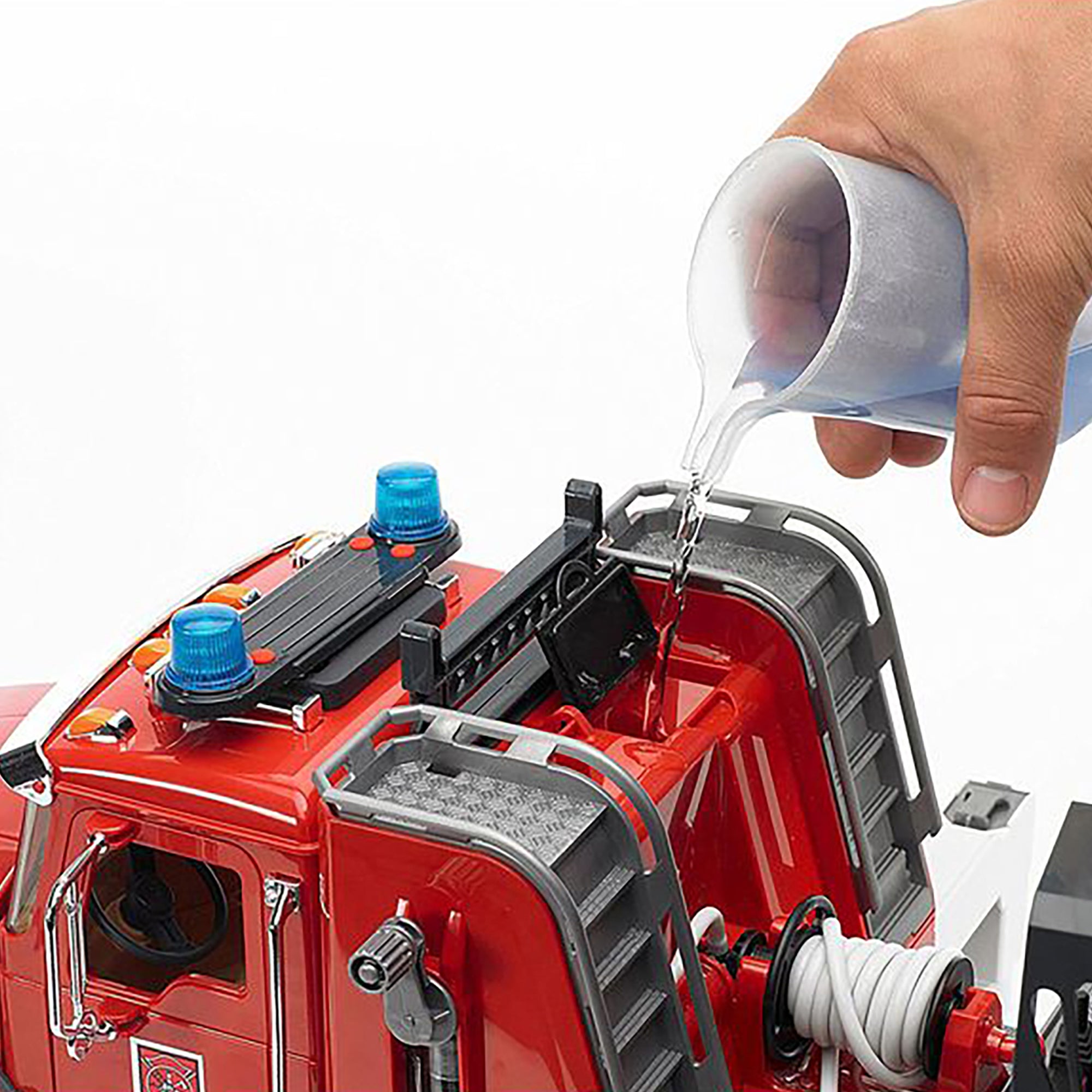 Bruder 1/16 Mack Granite Fire Engine with Slewing Ladder and Water Pump