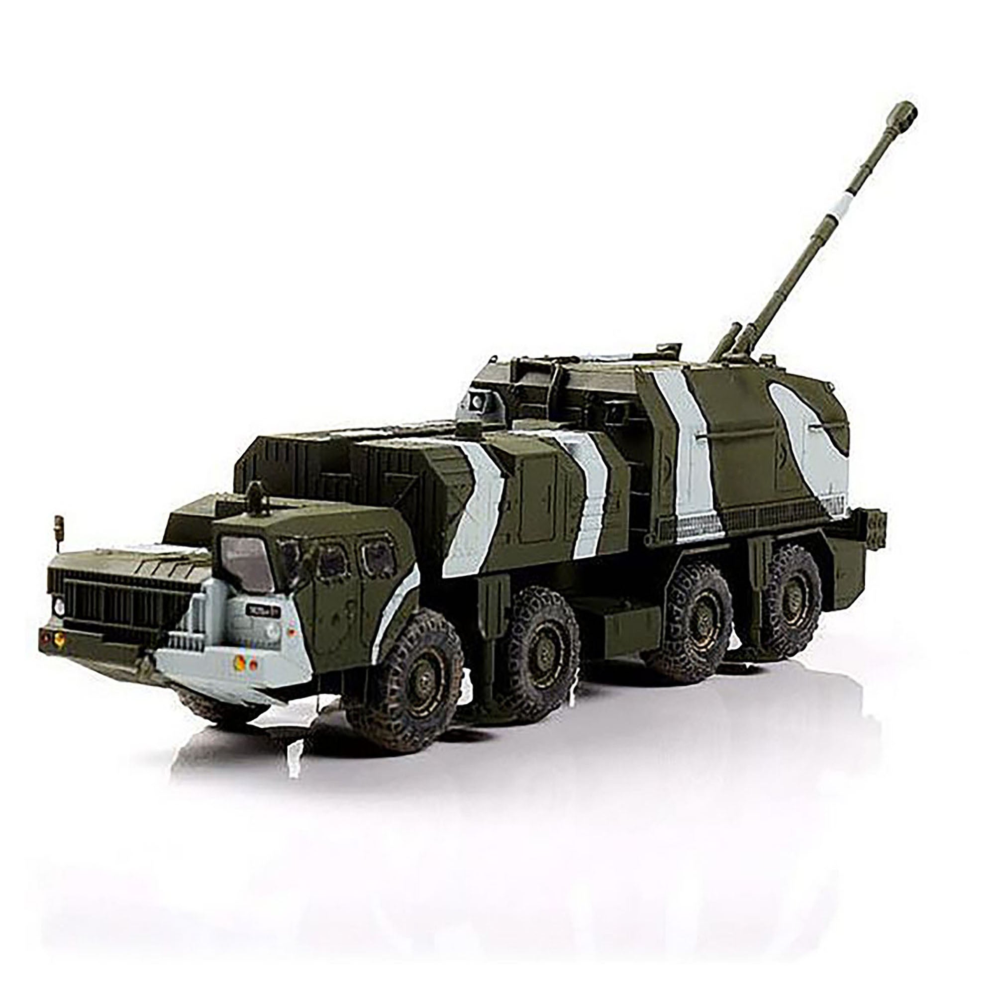 Modelcollect UA72051 1/72 Russian A-222 Coastal Defence Gun "Bereg" Model Kit (130 mm)