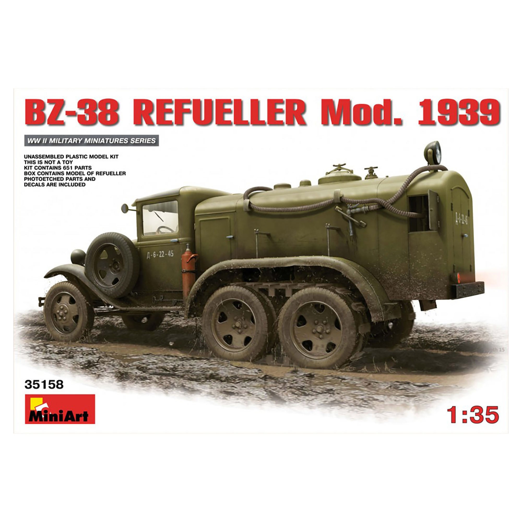 MiniArt 35158 1/35 BZ-38 Refueller Mod. 1939 Model Kit