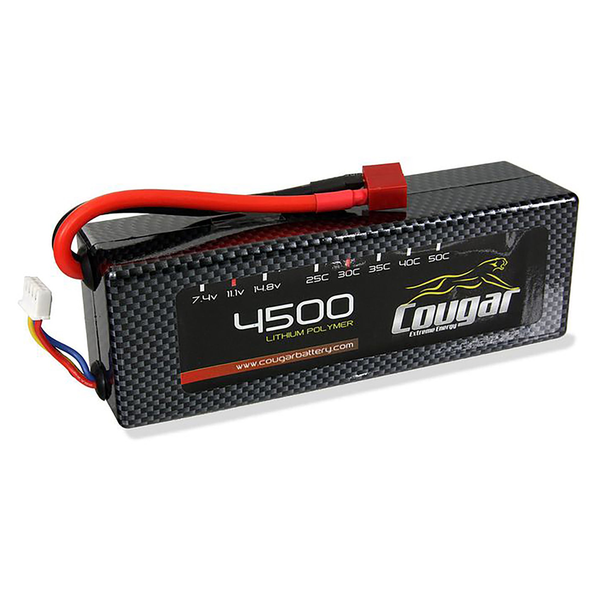 Cougar 4500mAh 11.1v 3S 30C Hard Case LiPo Battery