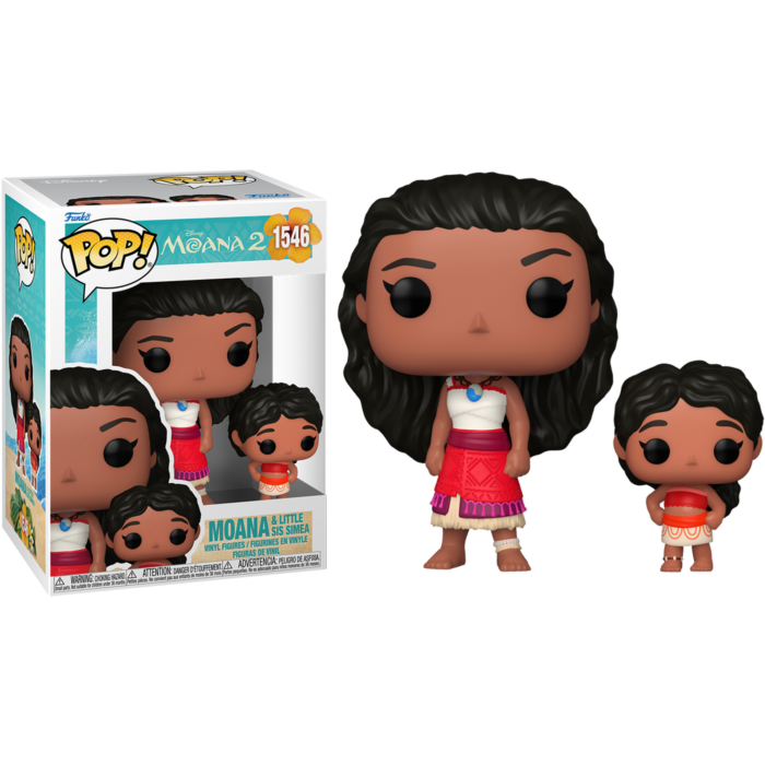 Funko Moana 2 Moana & Little Sis Simea Pop! Vinyl #1546