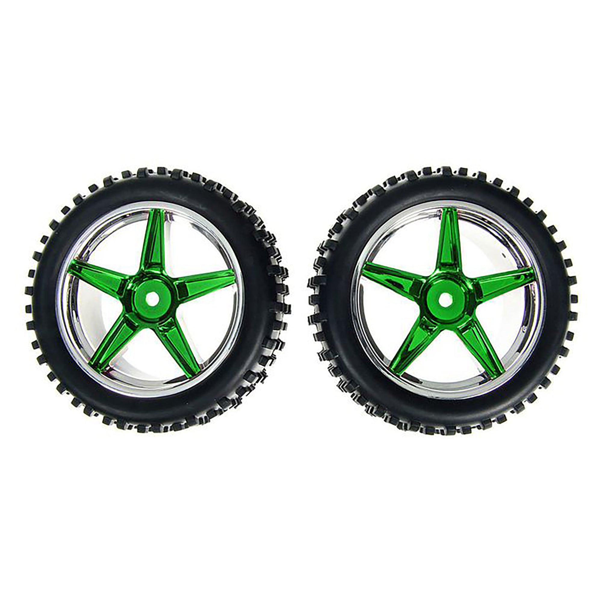 HSP Racing 06010 Chrome Front Wheel Set