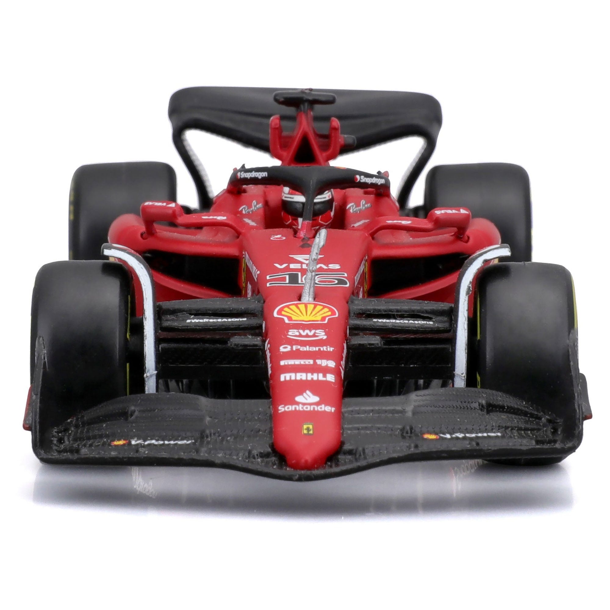 Bburago 1:43 Ferrari Racing 2022 F1 - 75 - Leclerc #16 with Driver