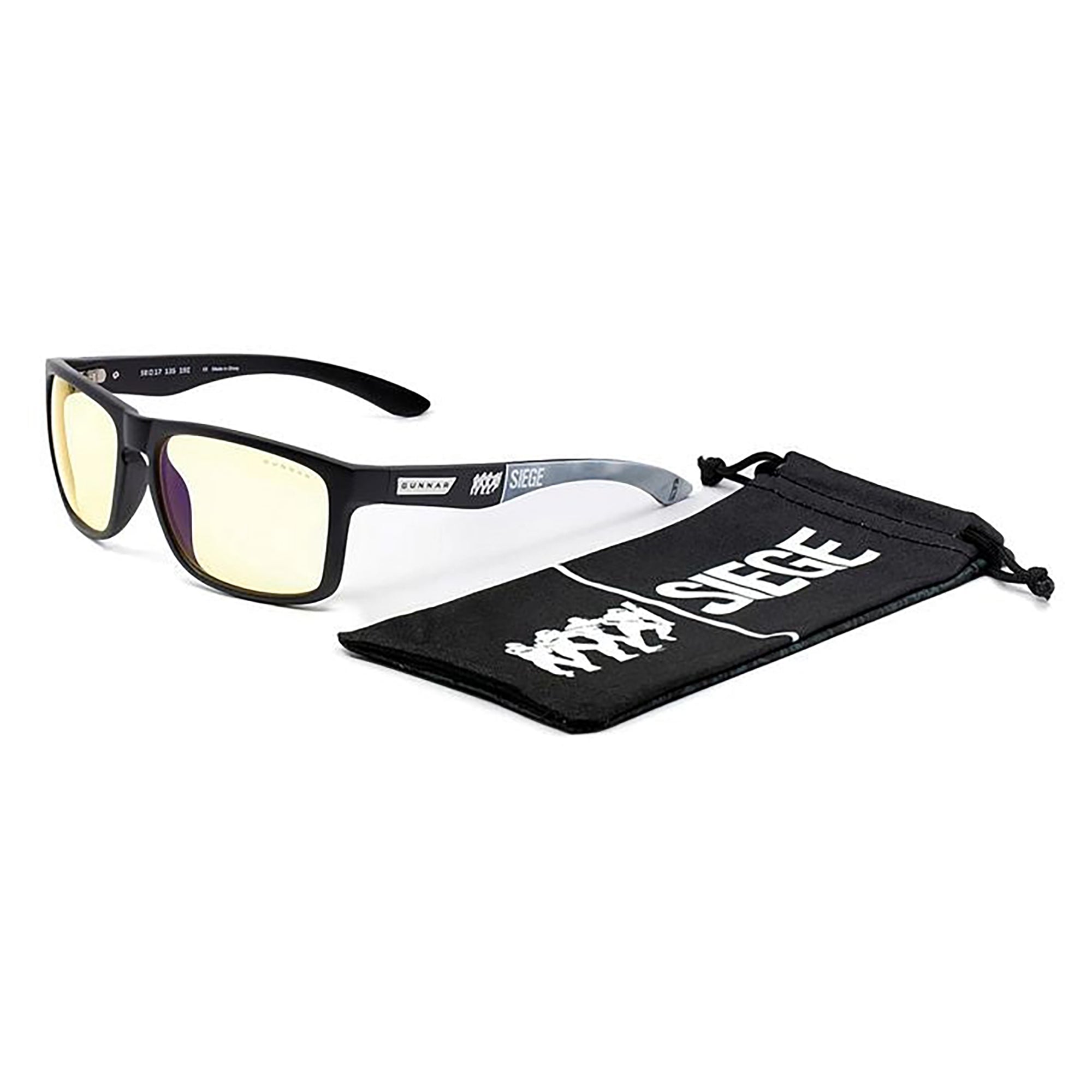 Gunnar 6-Siege Intercept Indoor Digital Eyewear, Amber Onyx