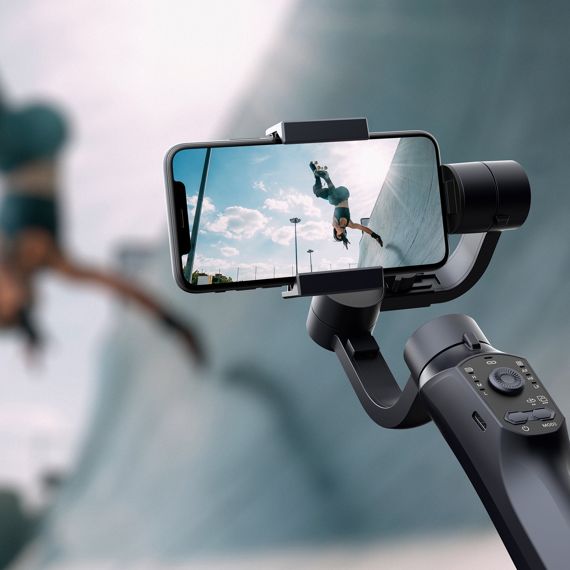Zero-X-3 Axis Gimbal With Power Bank New