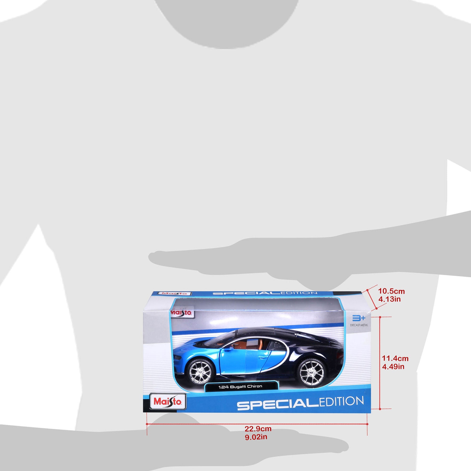 Maisto 1:24 2017 Bugatti Chiron -Coupe