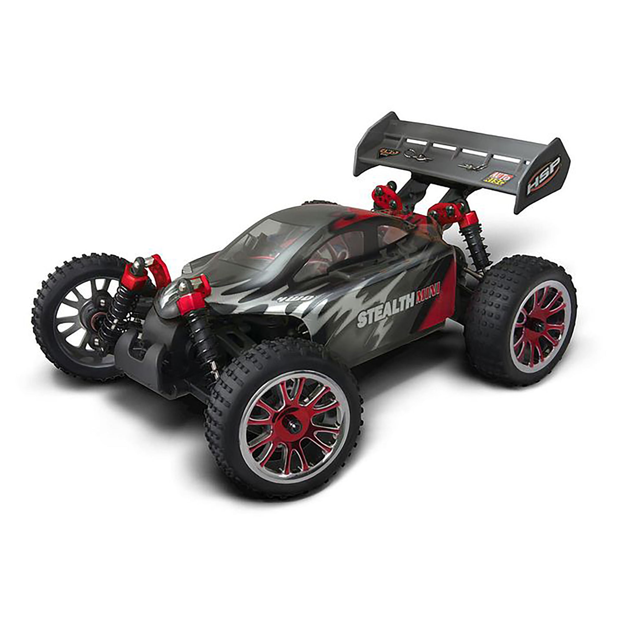 HSP Racing 94185-88801 Stealth Mini 2.4Ghz Electric 4WD Off Road RTR 1/16 Scale RC Buggy
