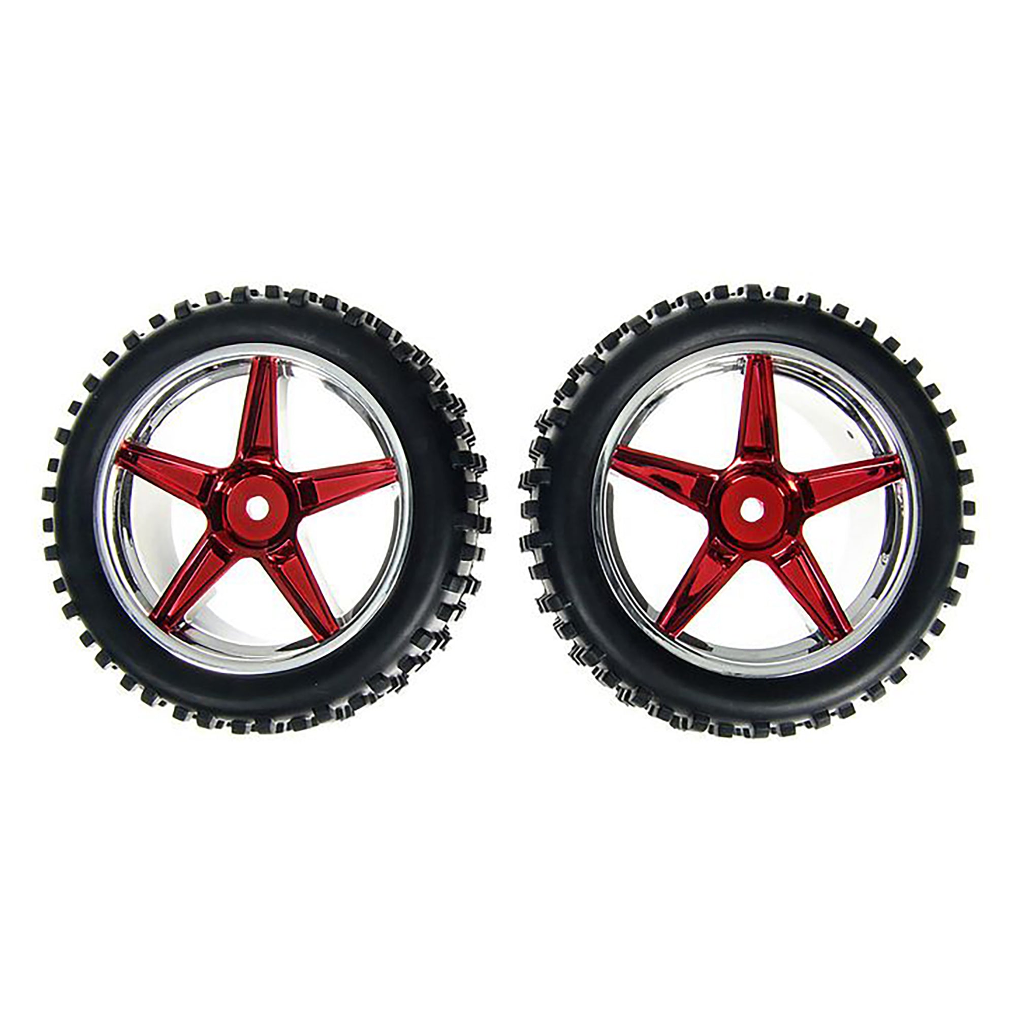 HSP Racing 06010 Chrome Front Wheel Set