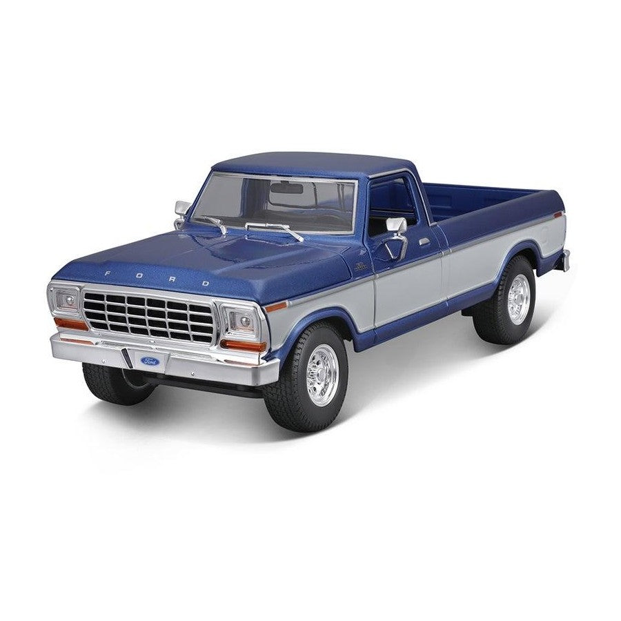 Maisto 1:18 Ford 1979 Ford F-150 Pick-up Truck - Blue/White