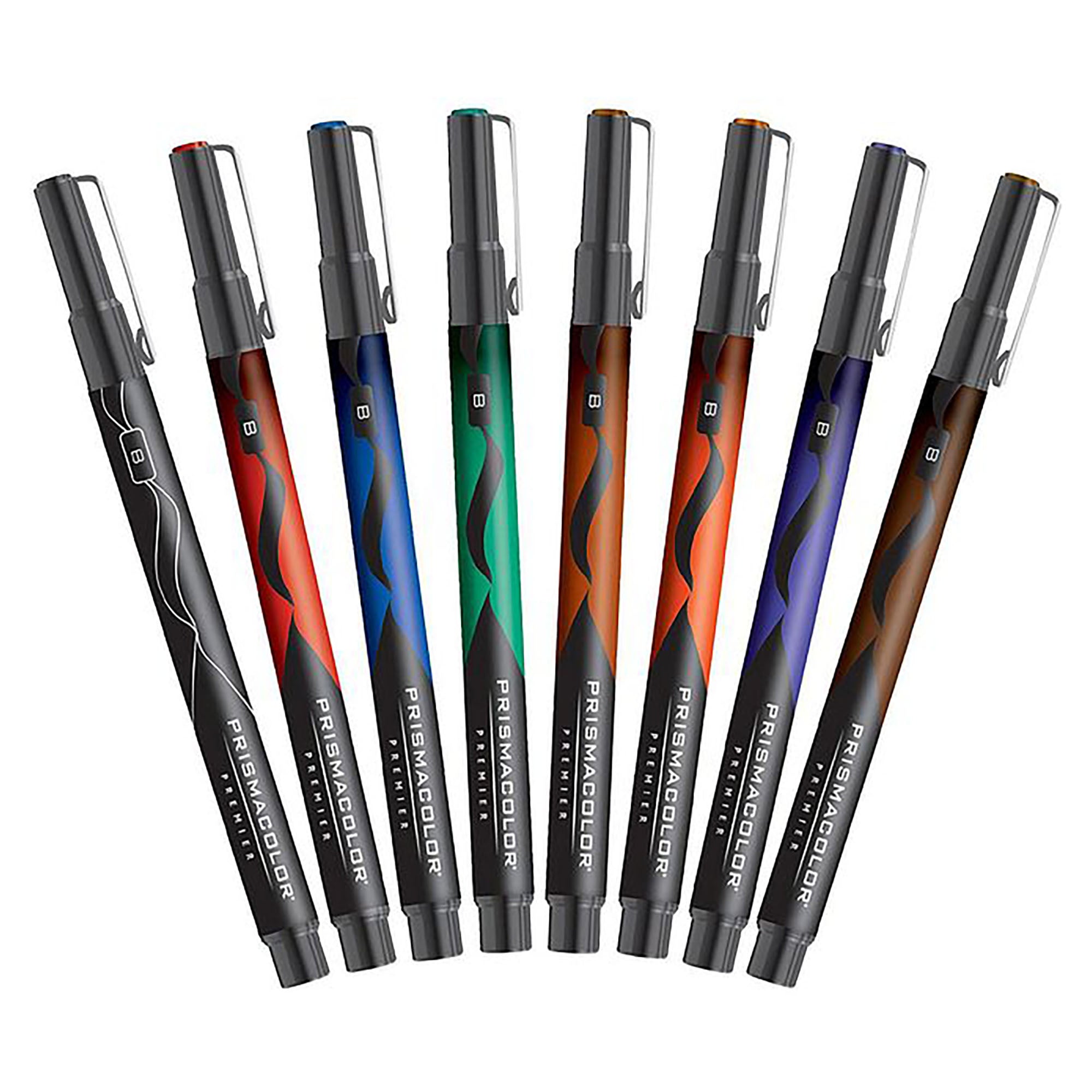 Prismacolor Brush Tip Illustration Markers (Pack of 8)
