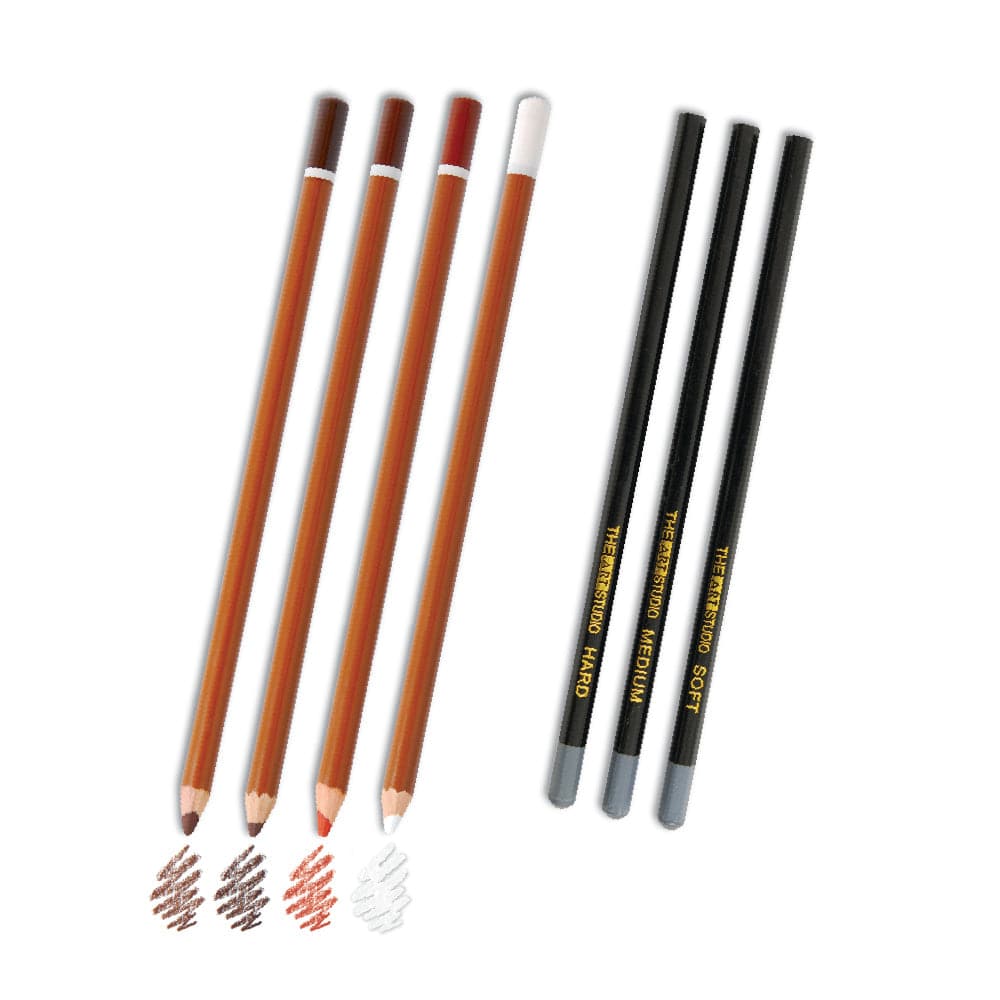 Light Gray The Art Studio Art Class Series Sketch Easel Art Set Drawing and Sketching Sets