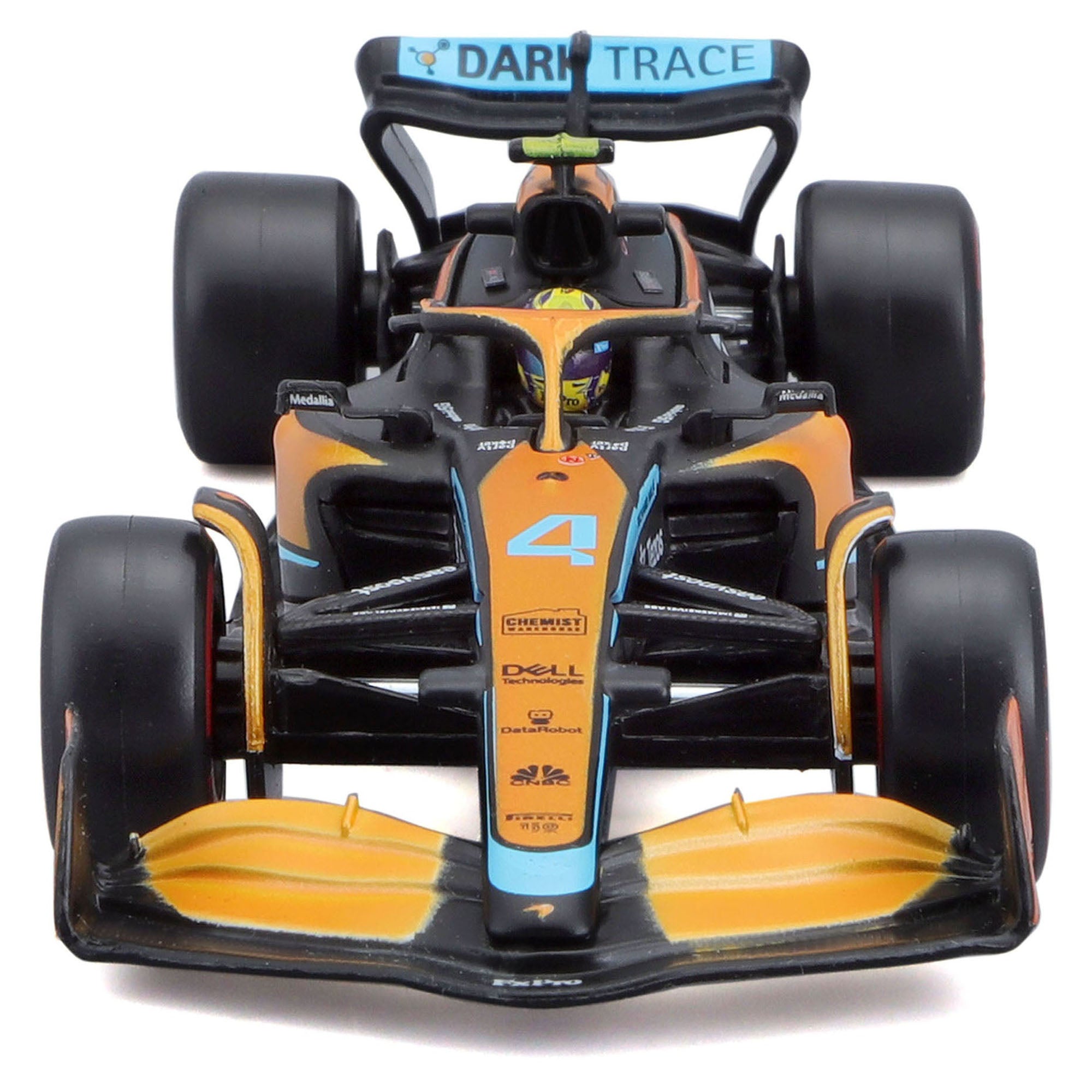 Bburago 1:43 2022 F-1 McLaren MCL 36 #4 Norris with Driver