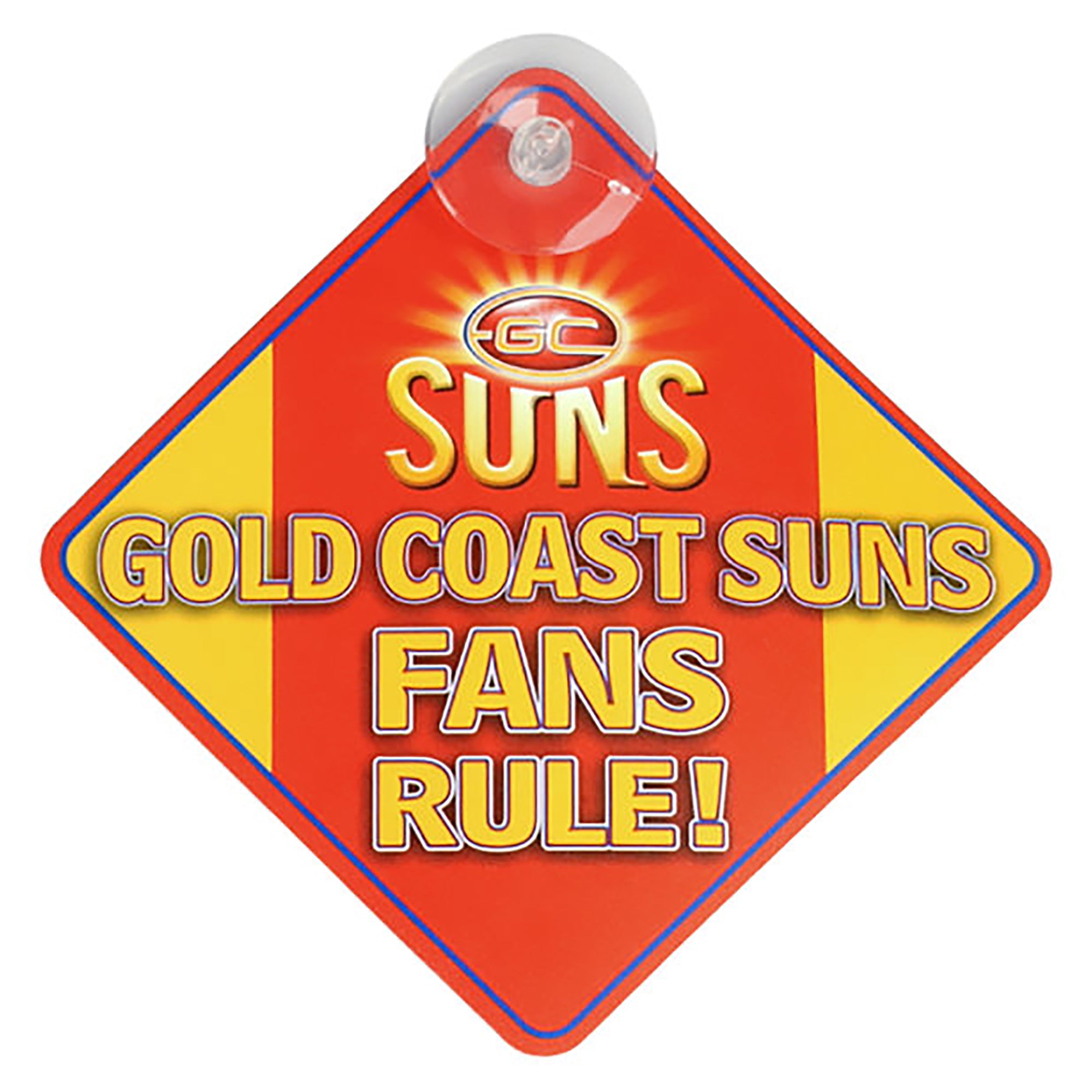 AFL Gold Coast Suns Car Sign
