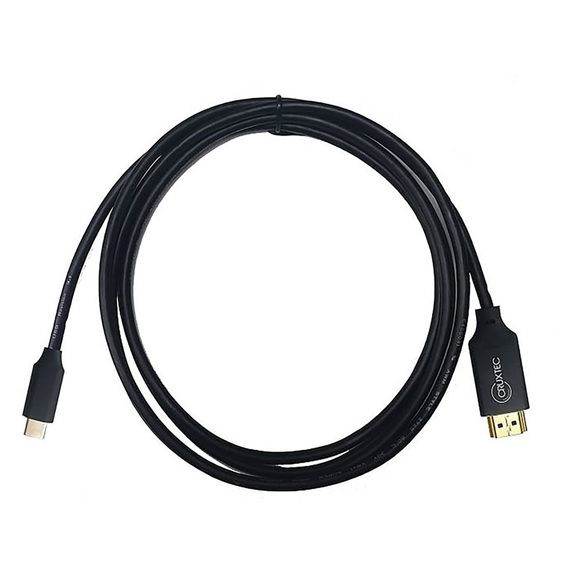 Cruxtec CH4K-03-BK USB-C Male to HDMI Male -4K/60Hz Cable (3 mtrs)