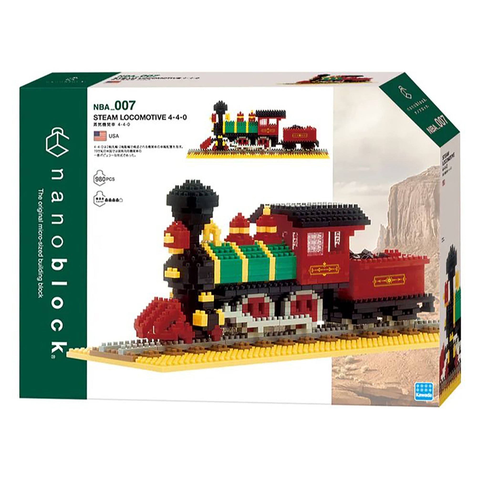 Nanoblock Steam Locomotive 4-4-0