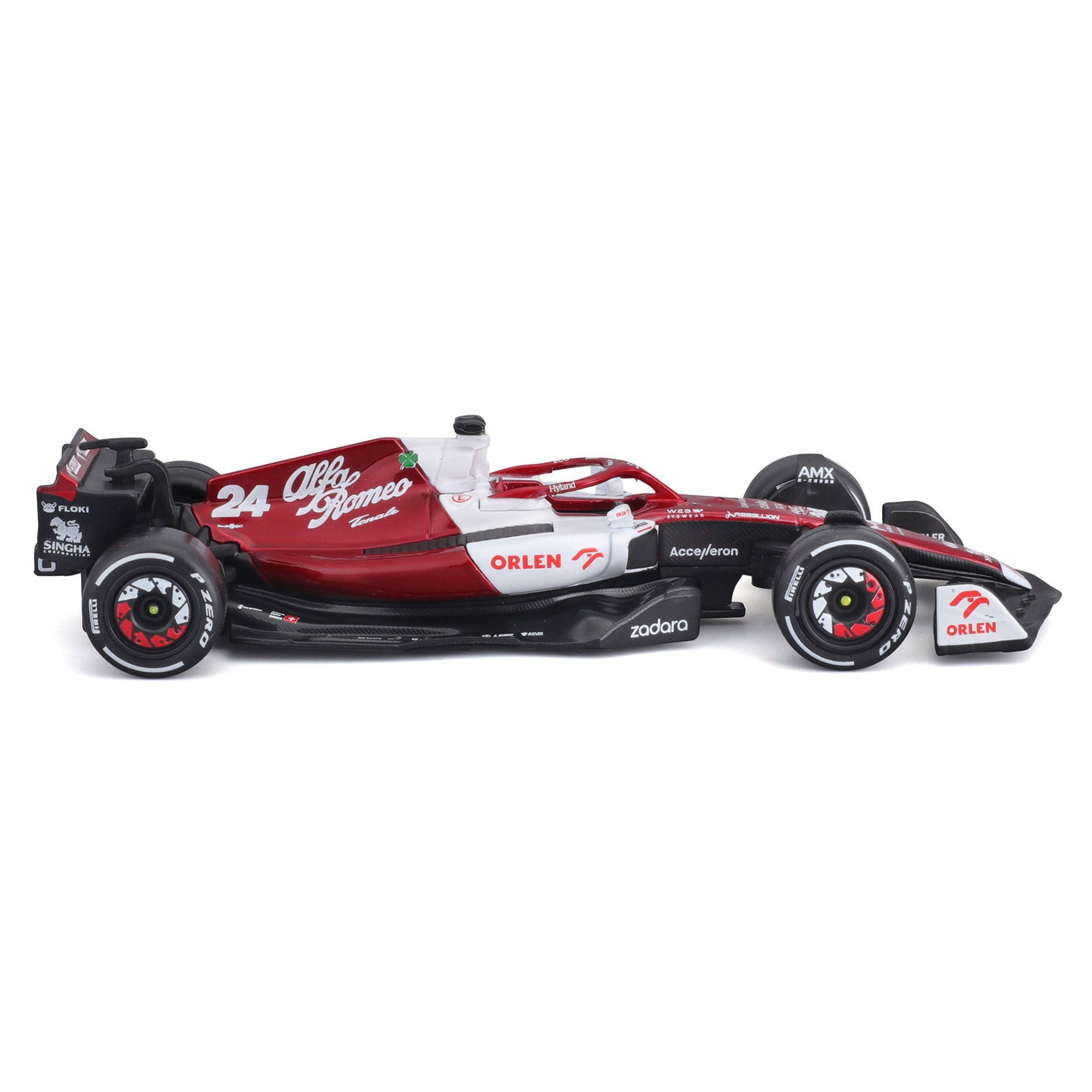 Bburago 1:43 2022 F-1 Alfa Romeo C42 #24 Zhou