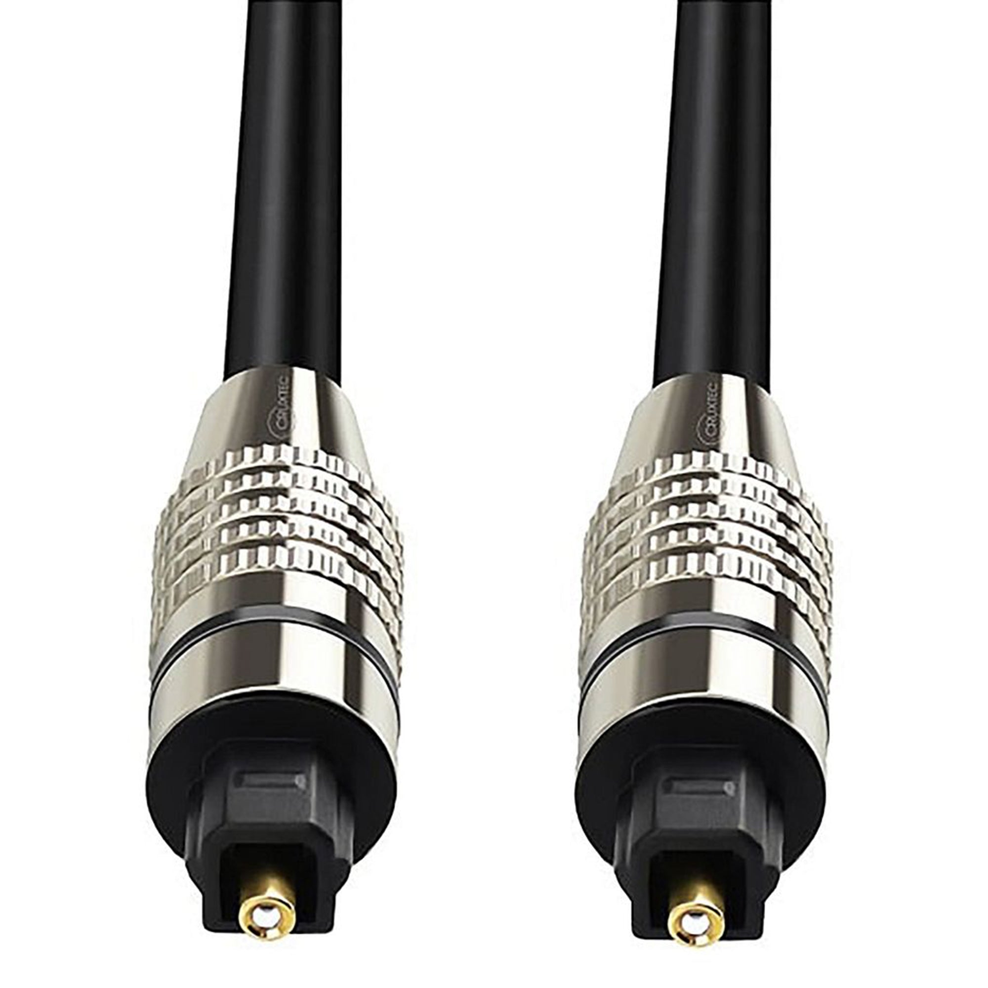 Cruxtec AFO-15-BK Toslink Fibre Optic Digital Audio Cable, Black (15 mtrs)