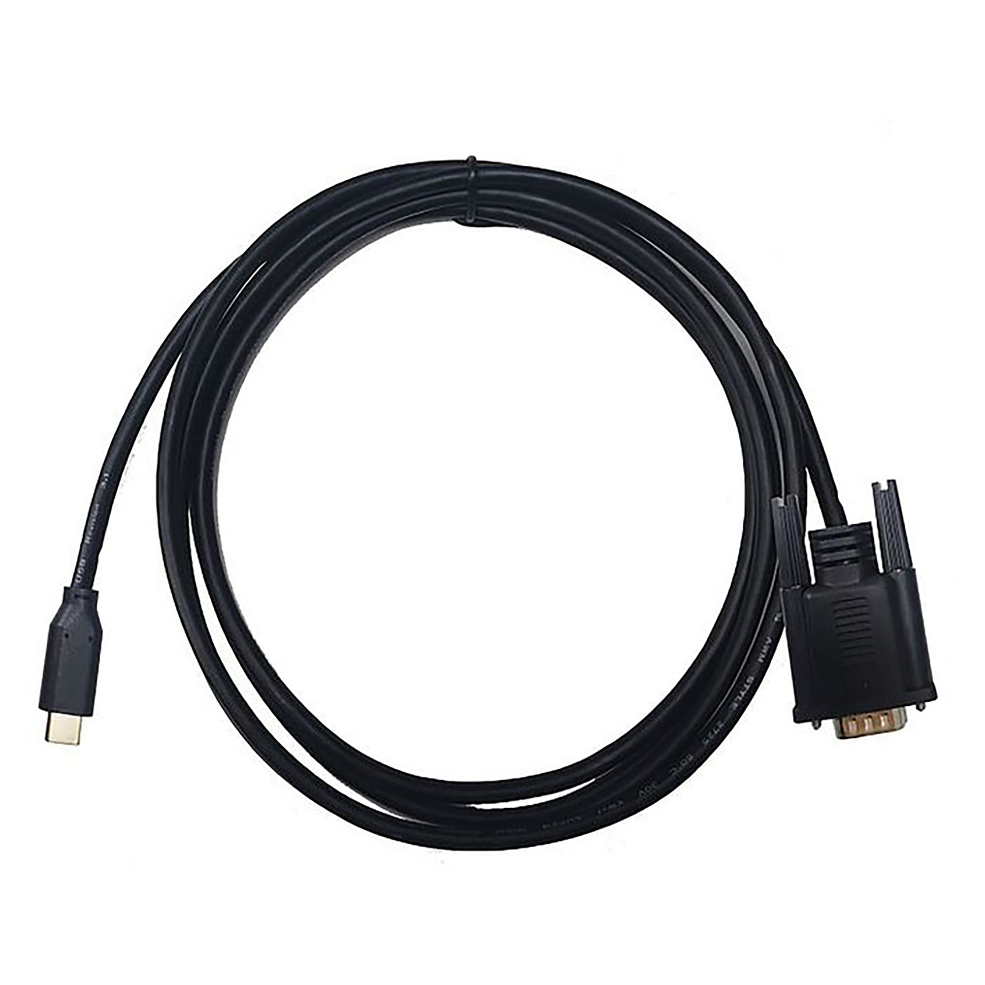 Cruxtec CTV4K-02-BK USB-C Male to VGA Male Cable (2 mtrs)