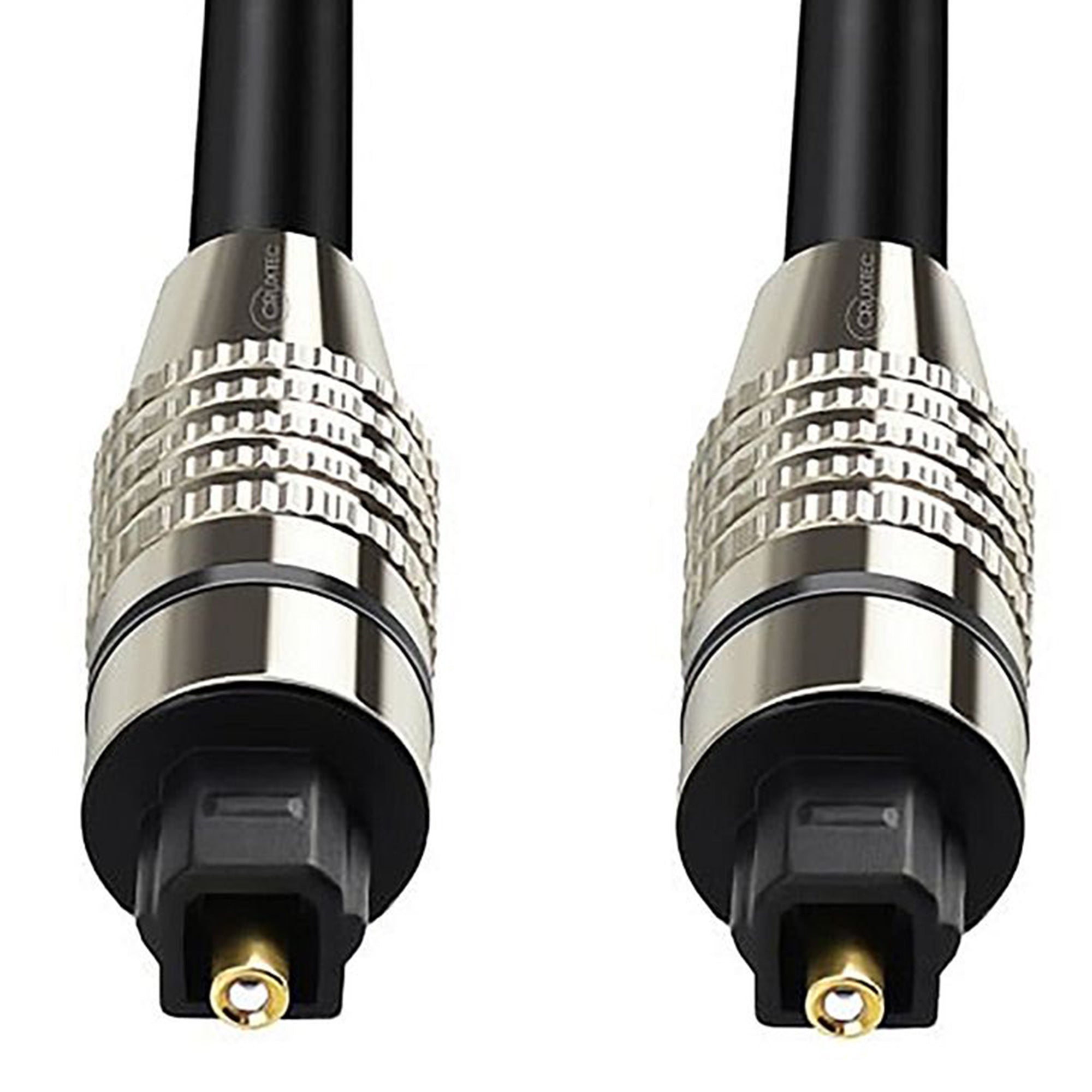 Cruxtec AFO-20-BK Toslink Fibre Optic Digital Audio Cable (20 mtrs)