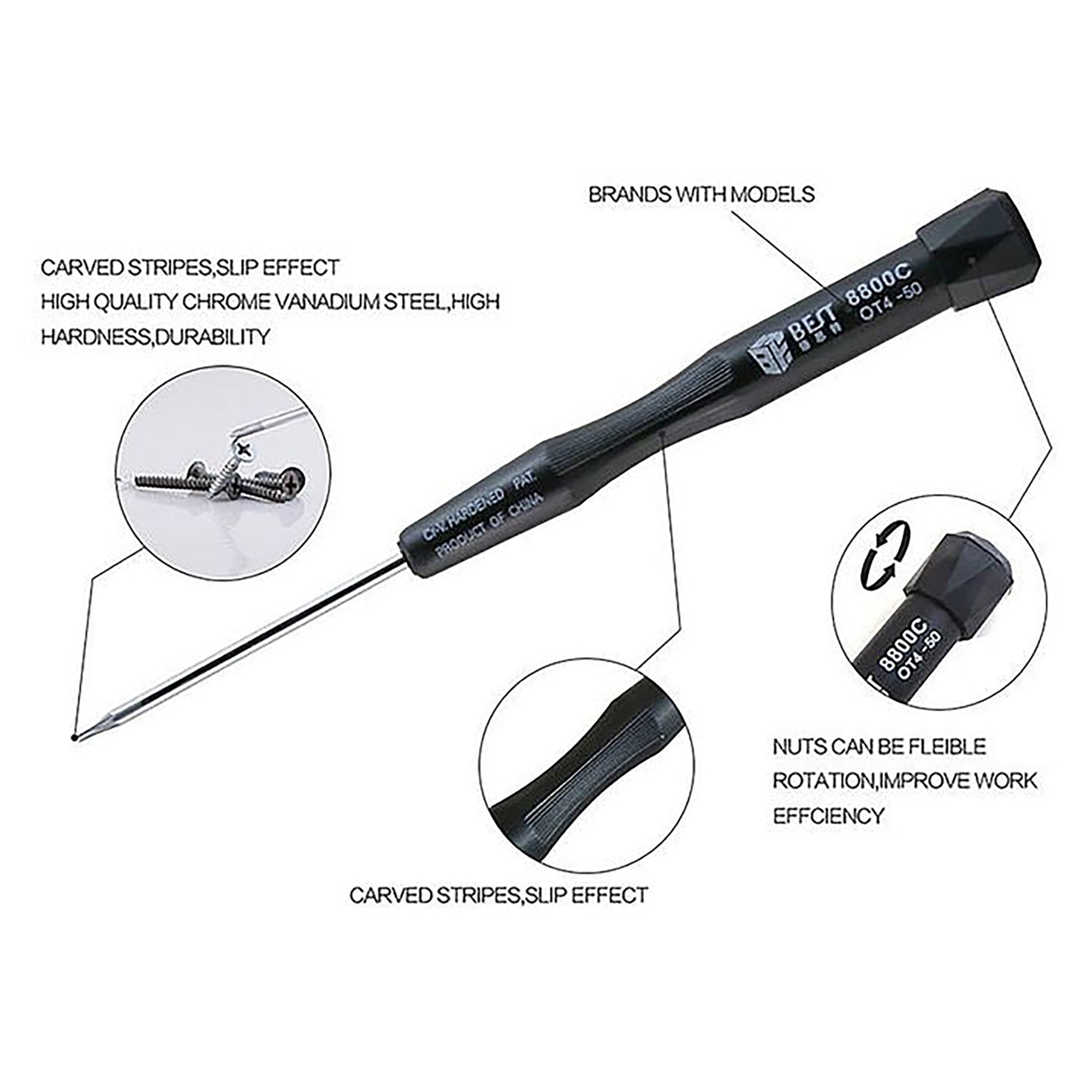 BST Precision Multi-purpose Magnetic 10 in 1 Screwdriver Set Repair Tablet PC Phone